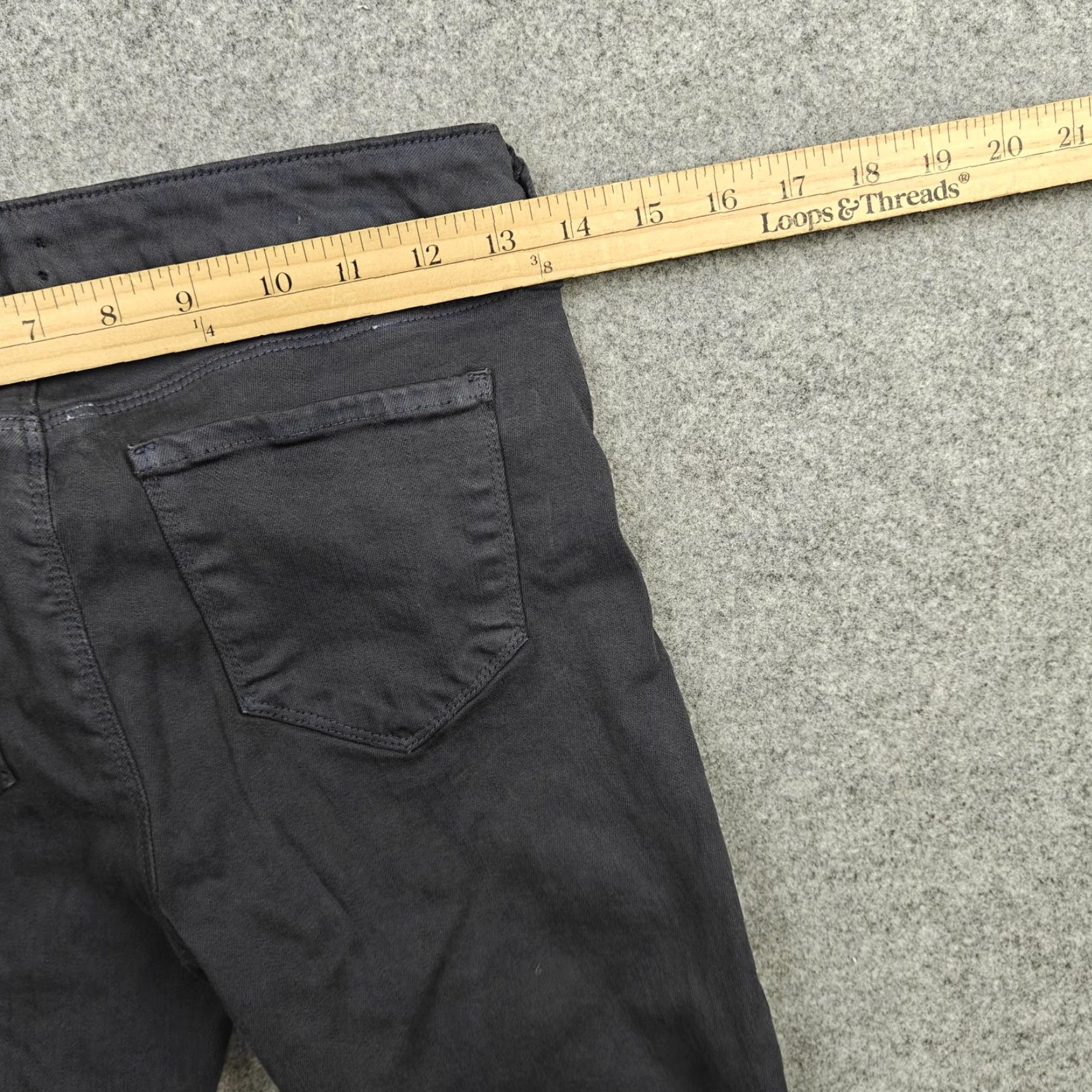 L'AGENCE L'Agence Jeans Womens 27 Gray Charcoal Wash Low Rise Skinny Stretch Denim Jeans Size 27" / US 4 / IT 40 - 7 Thumbnail