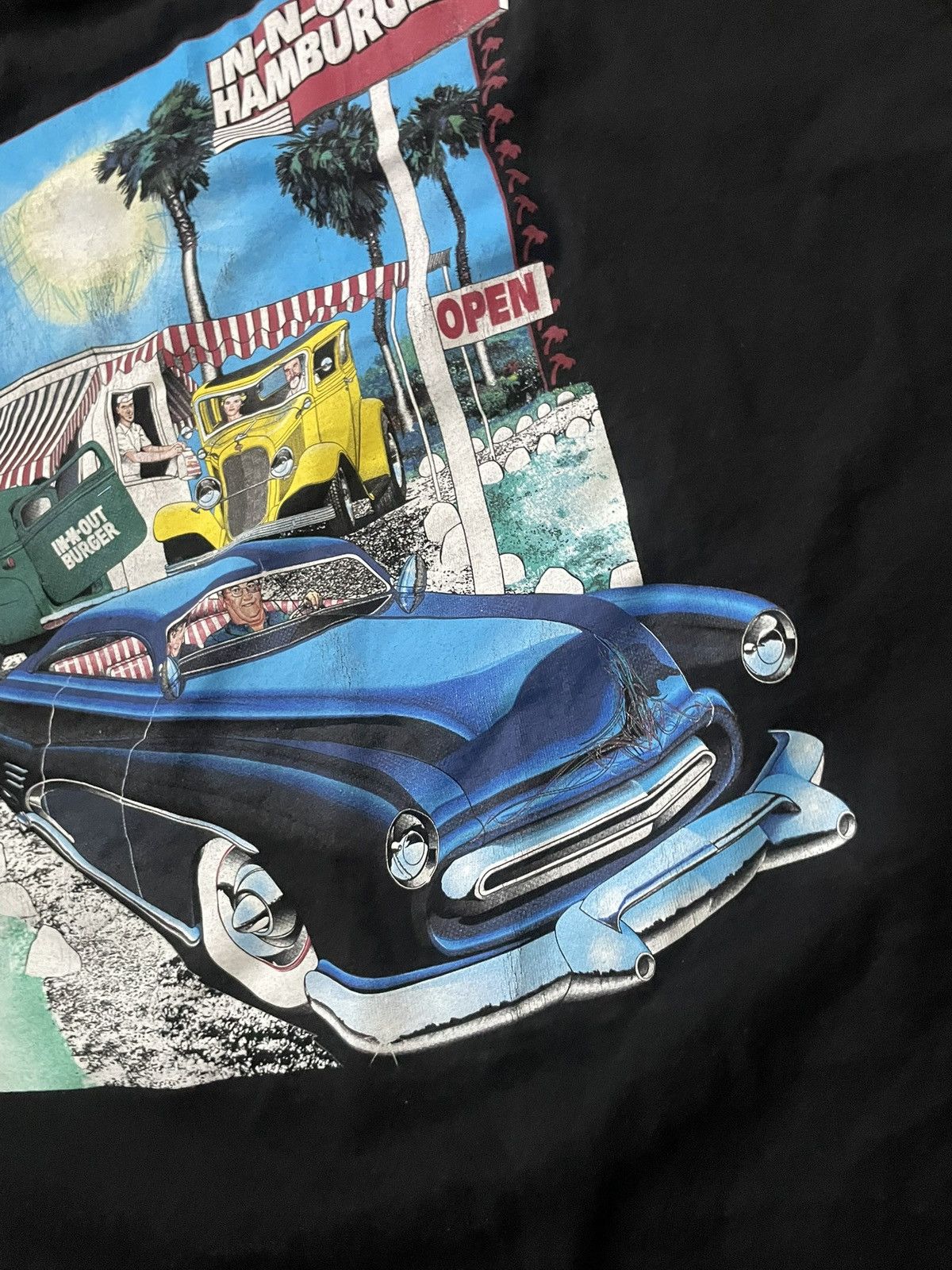 Vintage Y2K In & Out Tee Size US XXL / EU 58 / 5 - 5 Thumbnail