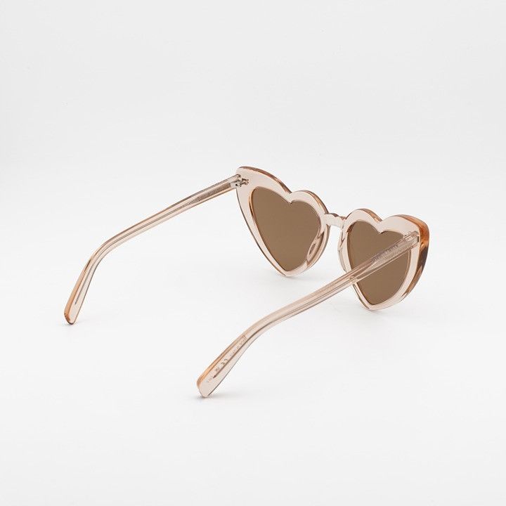 Saint Laurent Paris Saint Laurent SL181 LOU LOU 020 Sunglasses Nude Heart Frame Size ONE SIZE - 10 Thumbnail