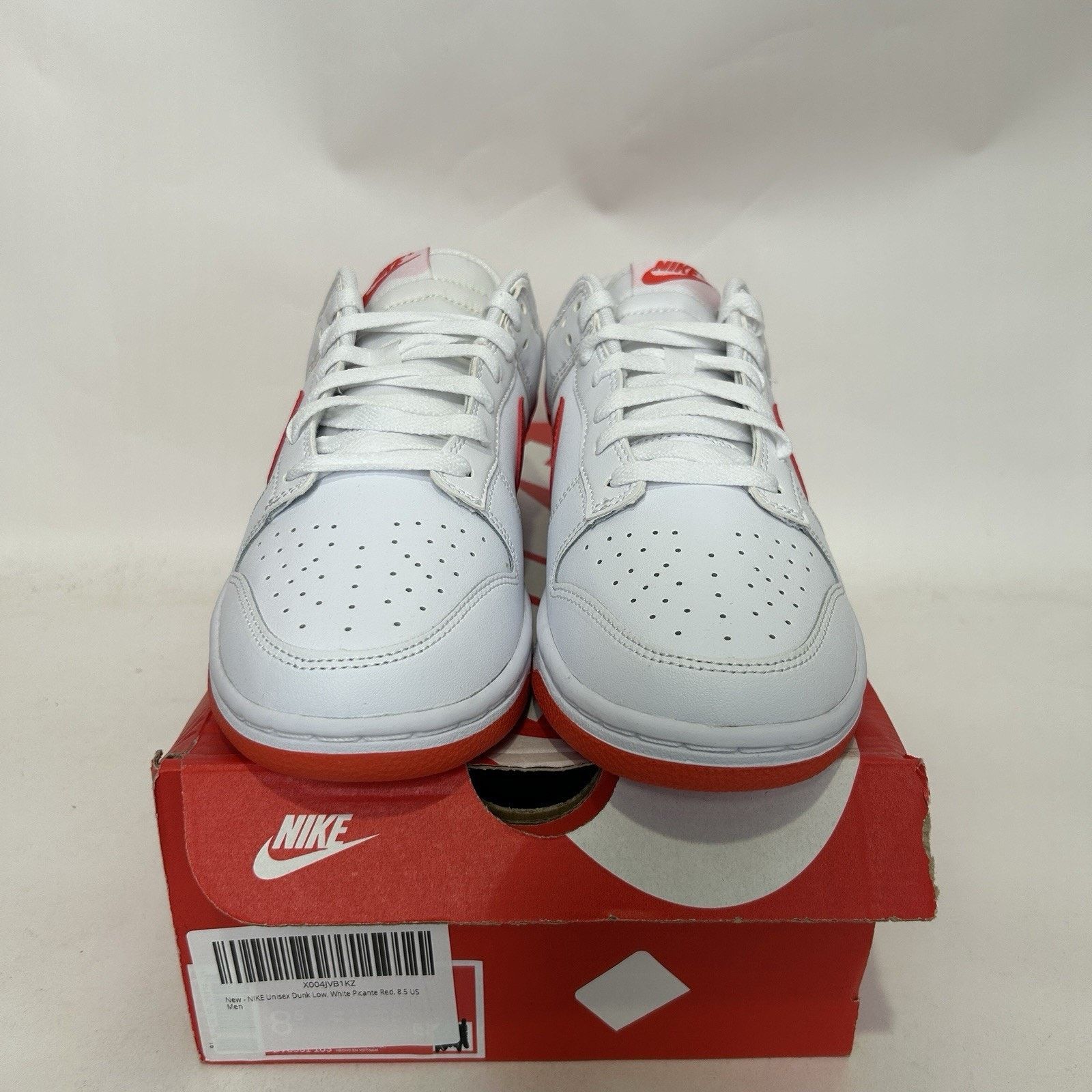 Nike Nike Dunk Low Retro “Picante Red/Candy Cane” DV0831-103 Size US 8.5 / EU 41-42 - 2 Thumbnail