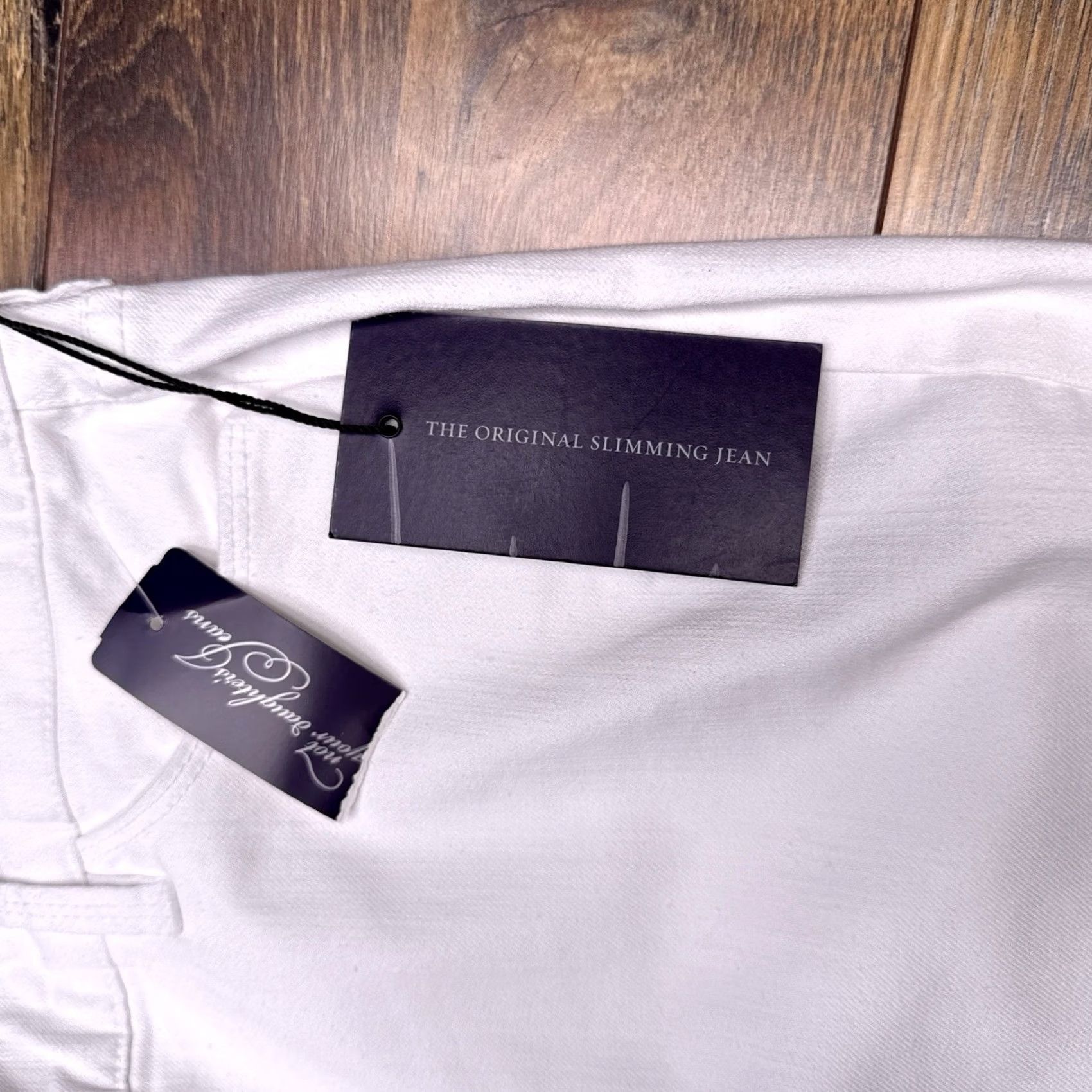NYDJ NYDJ Straight Jeans 18 White High Rise Stretch New Womens Jeans 5-Pocket Modern Size 40" / US 18 - 5 Thumbnail