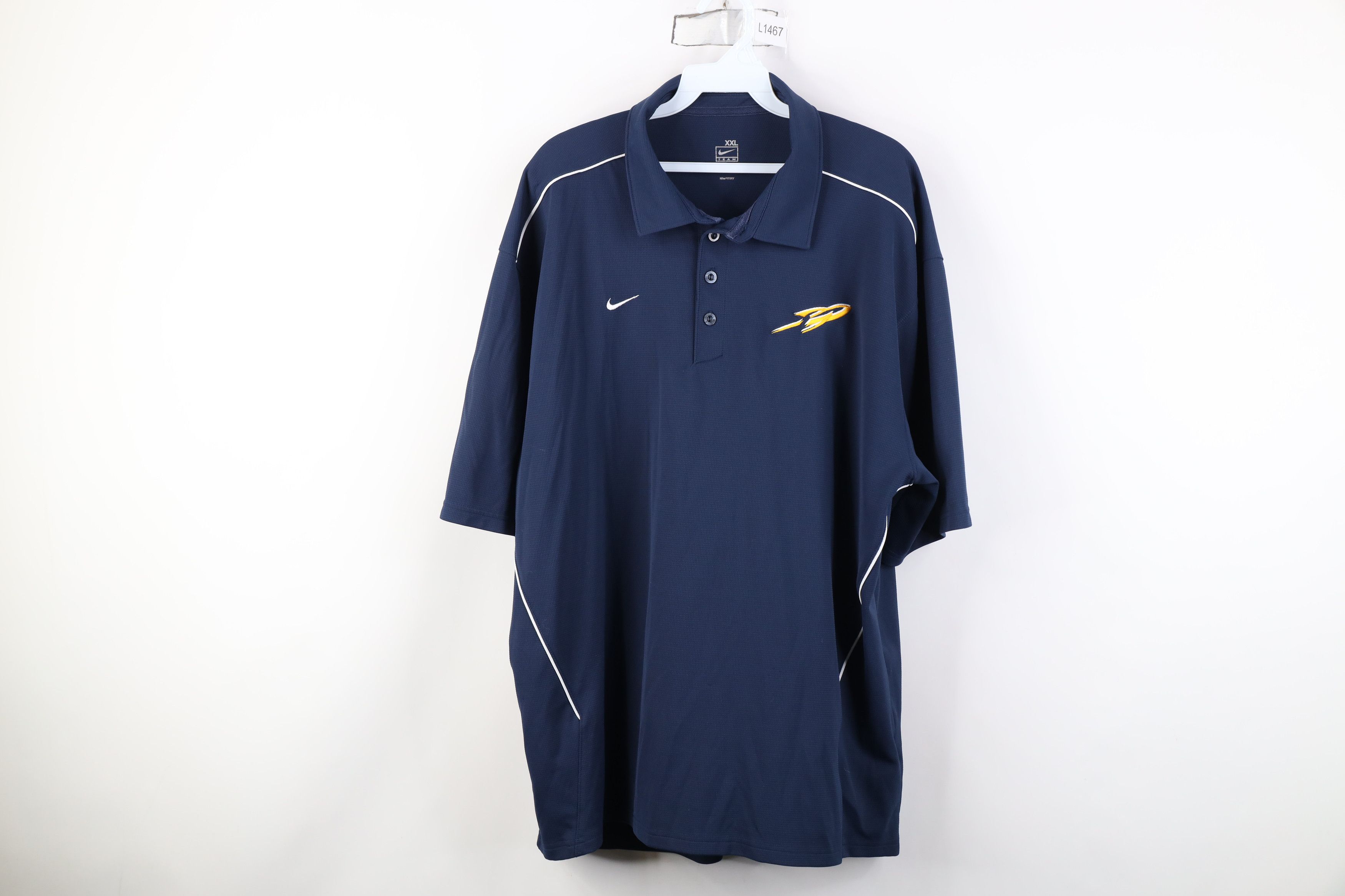 Nike Vintage Nike University of Toledo Football Knit Polo Shirt Size US XXL / EU 58 / 5 - 1 Thumbnail