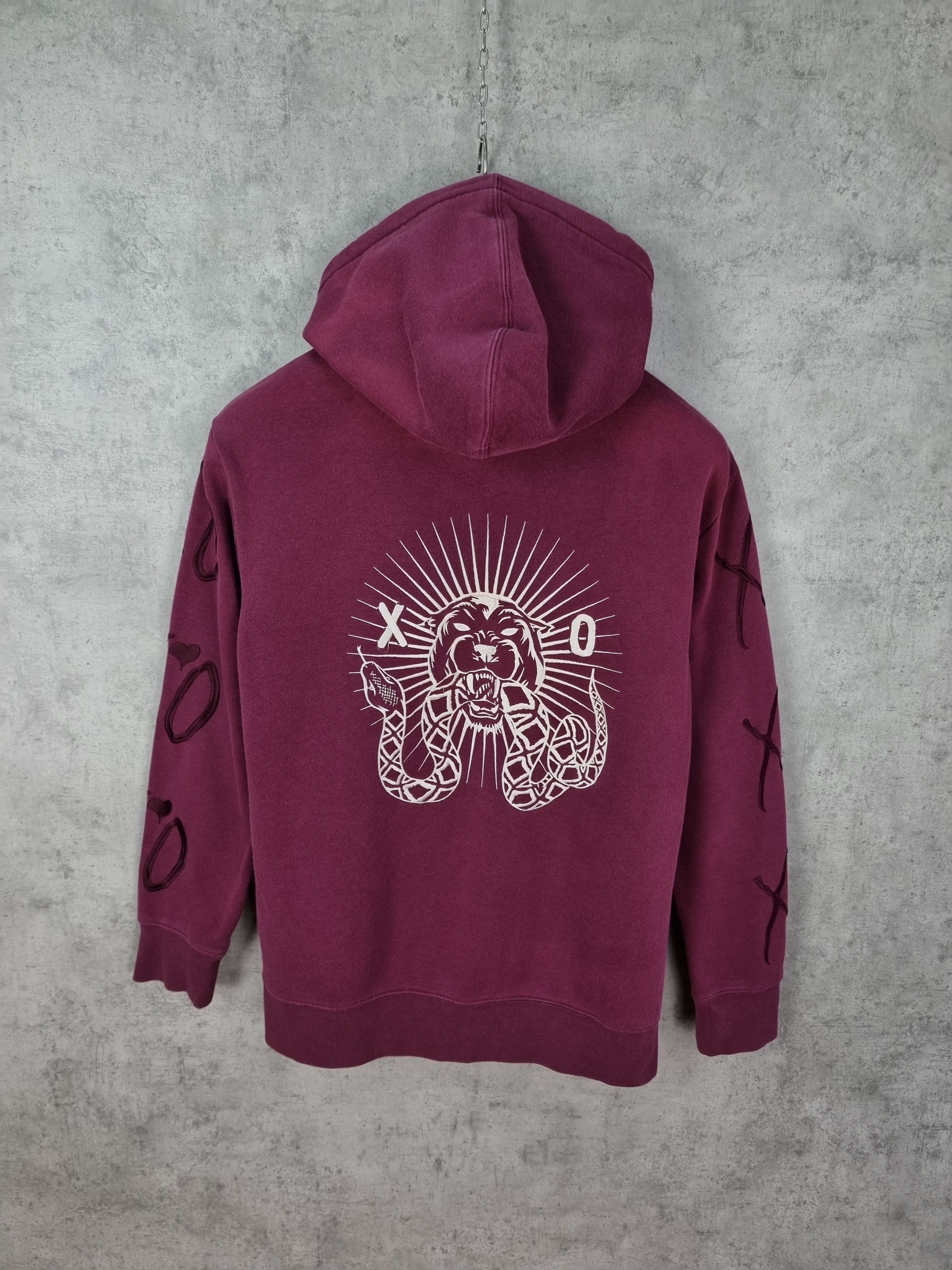 H&M × The Weeknd × XO The Weeknd XO Tiger&Snake Big Embroidered Logo Hoodie Size US M / EU 48-50 / 2 - 19 Thumbnail