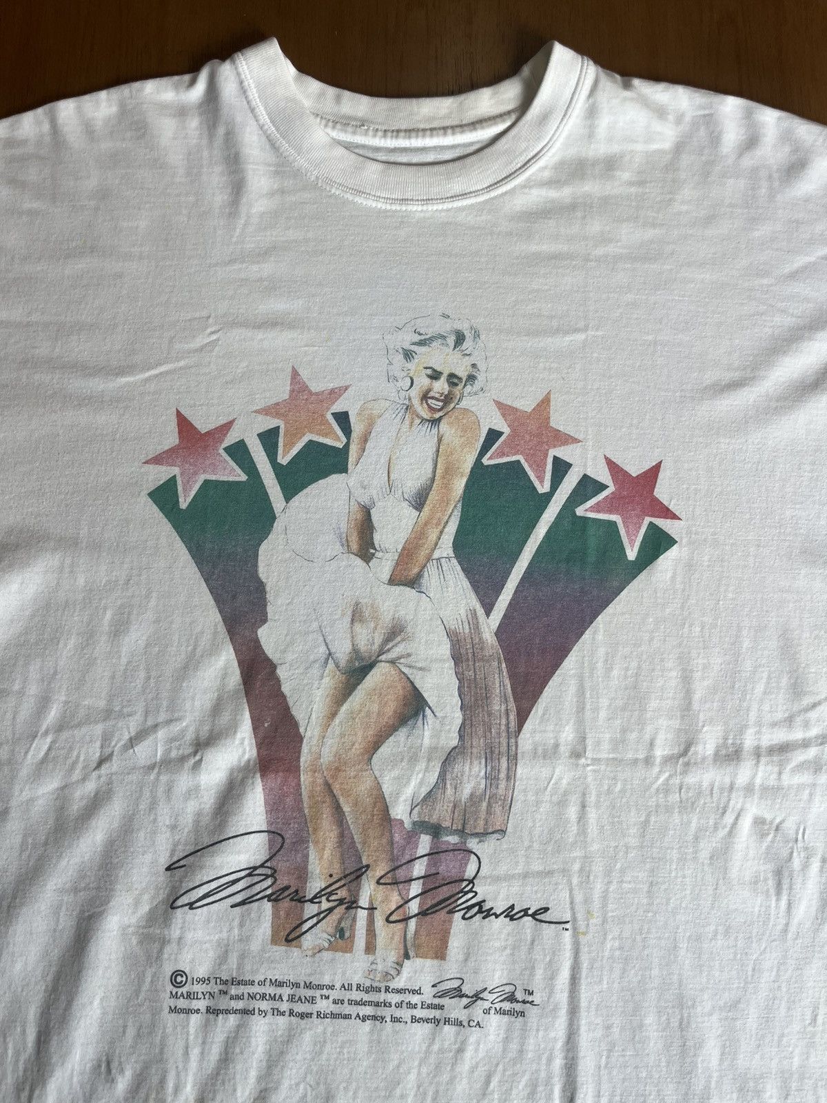 Arts & Science Vintage Marilyn Monroe 1995’s The Estate Artwork Tshirt Size US XL / EU 56 / 4 - 4 Thumbnail
