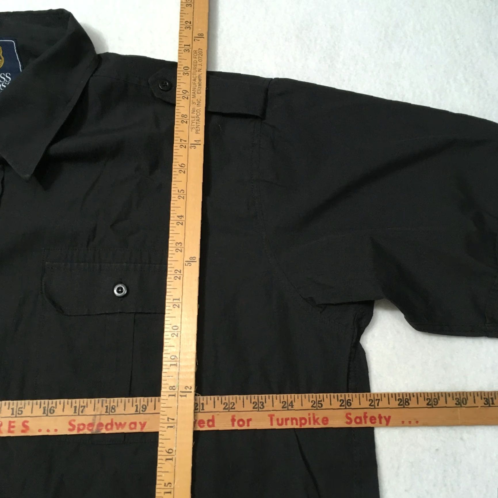 Vintage Swiss Cross Commander shirt Men's Universal Security Uniform black 3XL Cotton Blend Men’s Flying Cross (Vintage/Pre-owned) Size US XXL / EU 58 / 5 - 4 Thumbnail