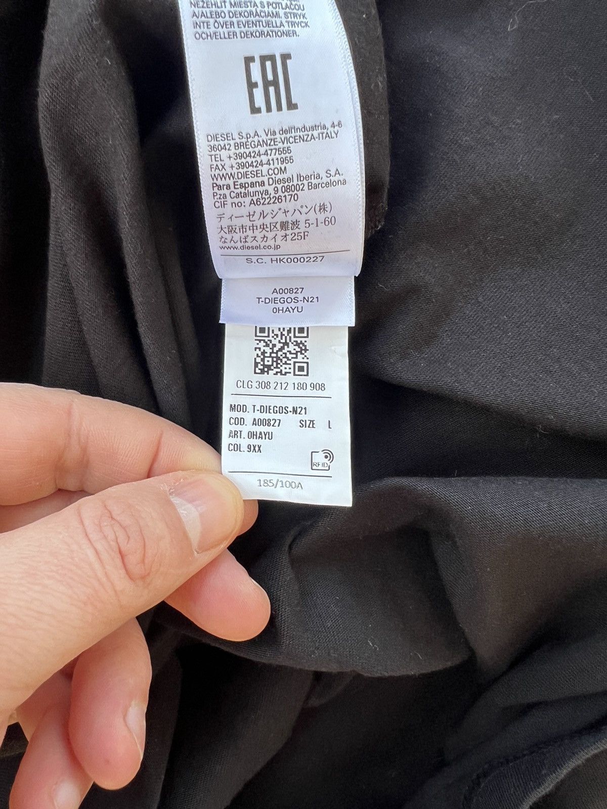 Diesel Diesel Tee Size US L / EU 52-54 / 3 - 7 Thumbnail