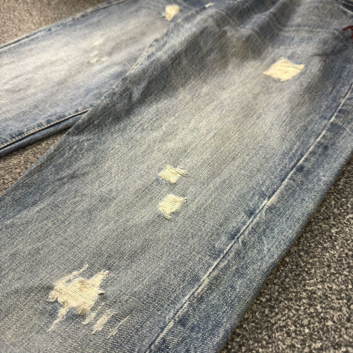 Seditionaries Destroyed Y2K A&F Flared Baggy Distressed Denim Size US 30 / EU 46 - 5 Thumbnail
