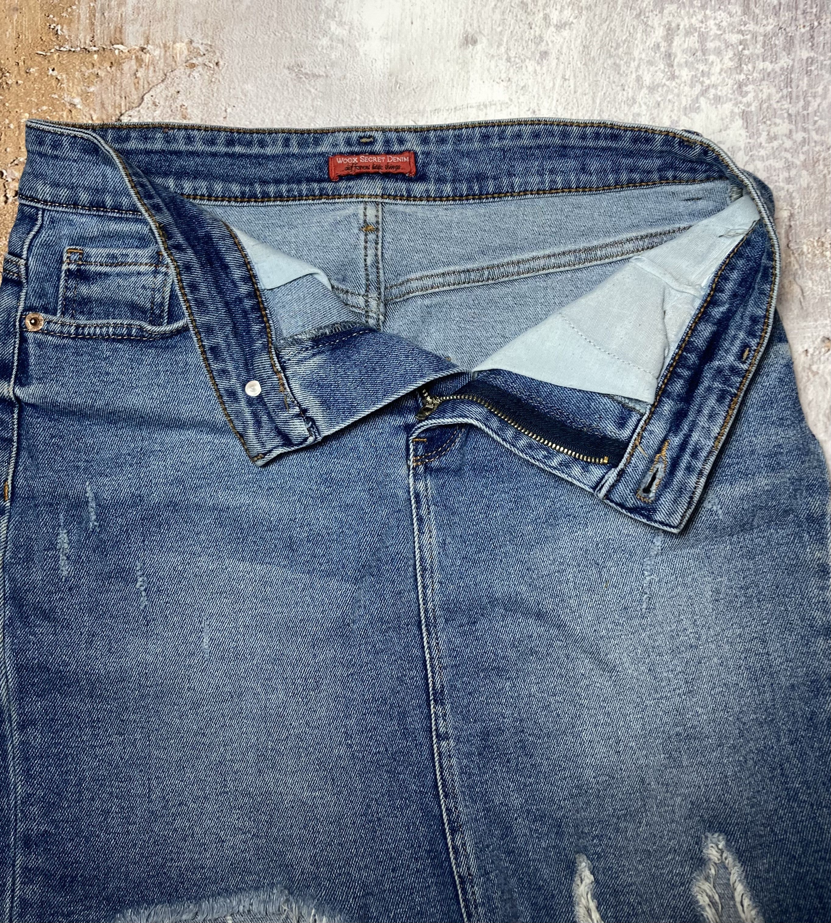 Japanese Brand Vintage Jeans Skirt Women's Size 29 Size 29" - 6 Thumbnail