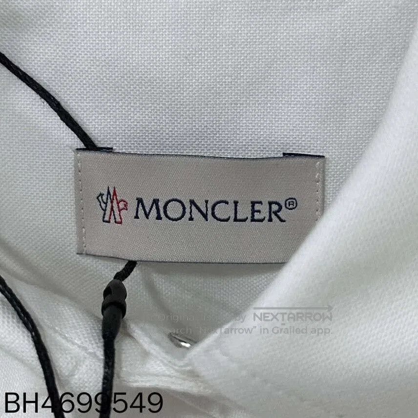 Moncler new white logo jacket by Moncler. Size US M / EU 48-50 / 2 - 6 Thumbnail