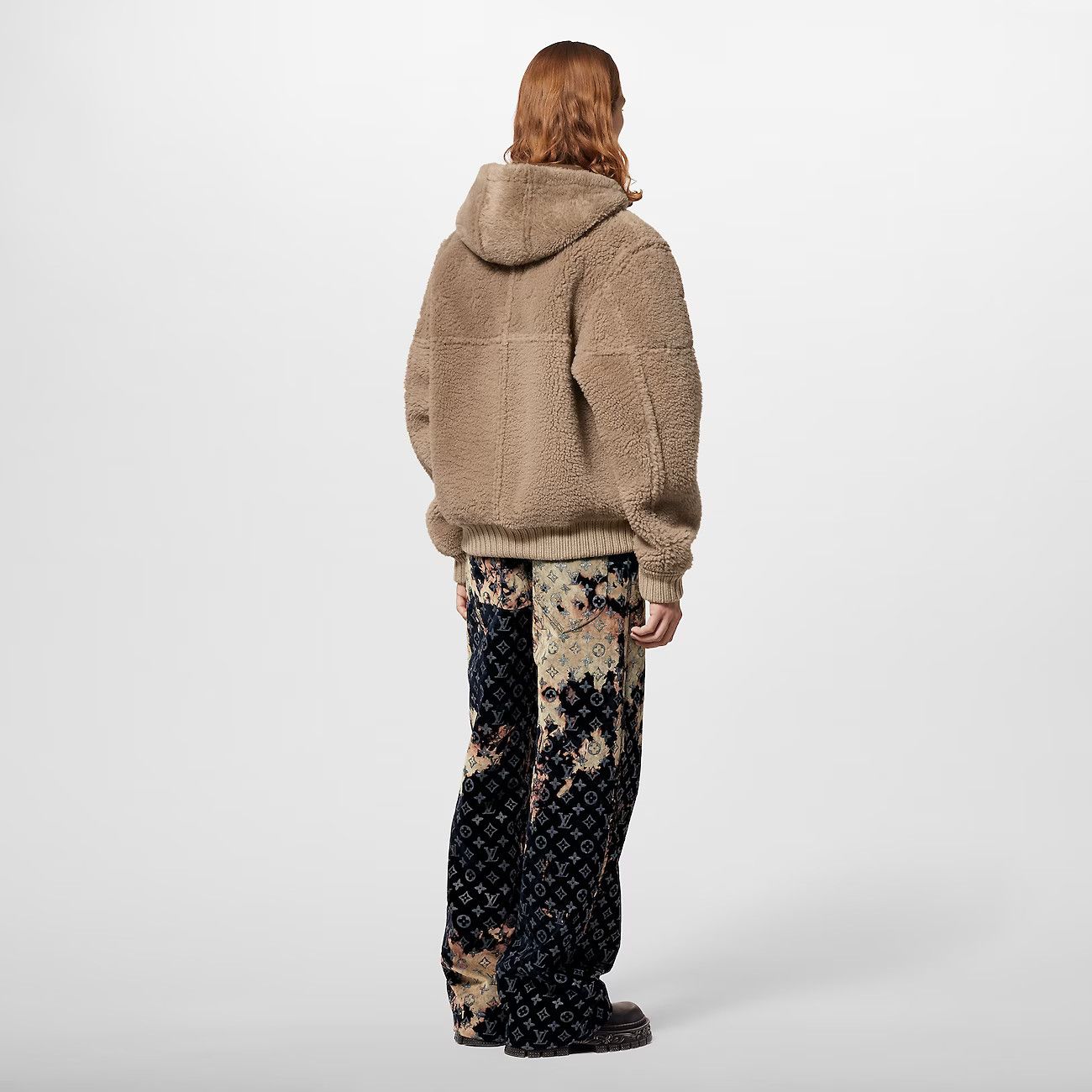 Louis Vuitton LOUIS VUITTON JACKET LEATHER MONOGRAM VARSITY DENIM ...