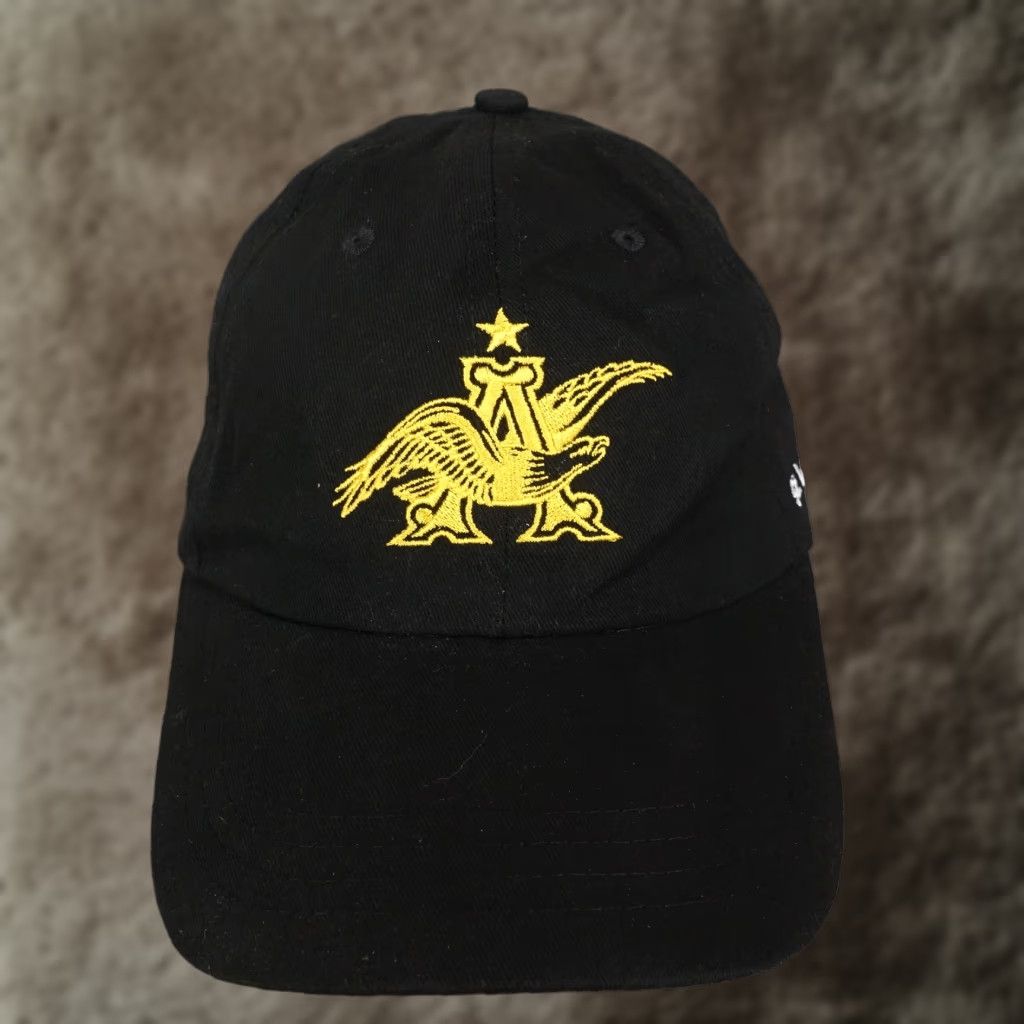 Logo 7 ANHEUSER BUSCH BLACK BASEBALL CAP UNISEX ADJUSTABLE LOGO ST LOUIS BREWERY Size ONE SIZE - 1 Thumbnail
