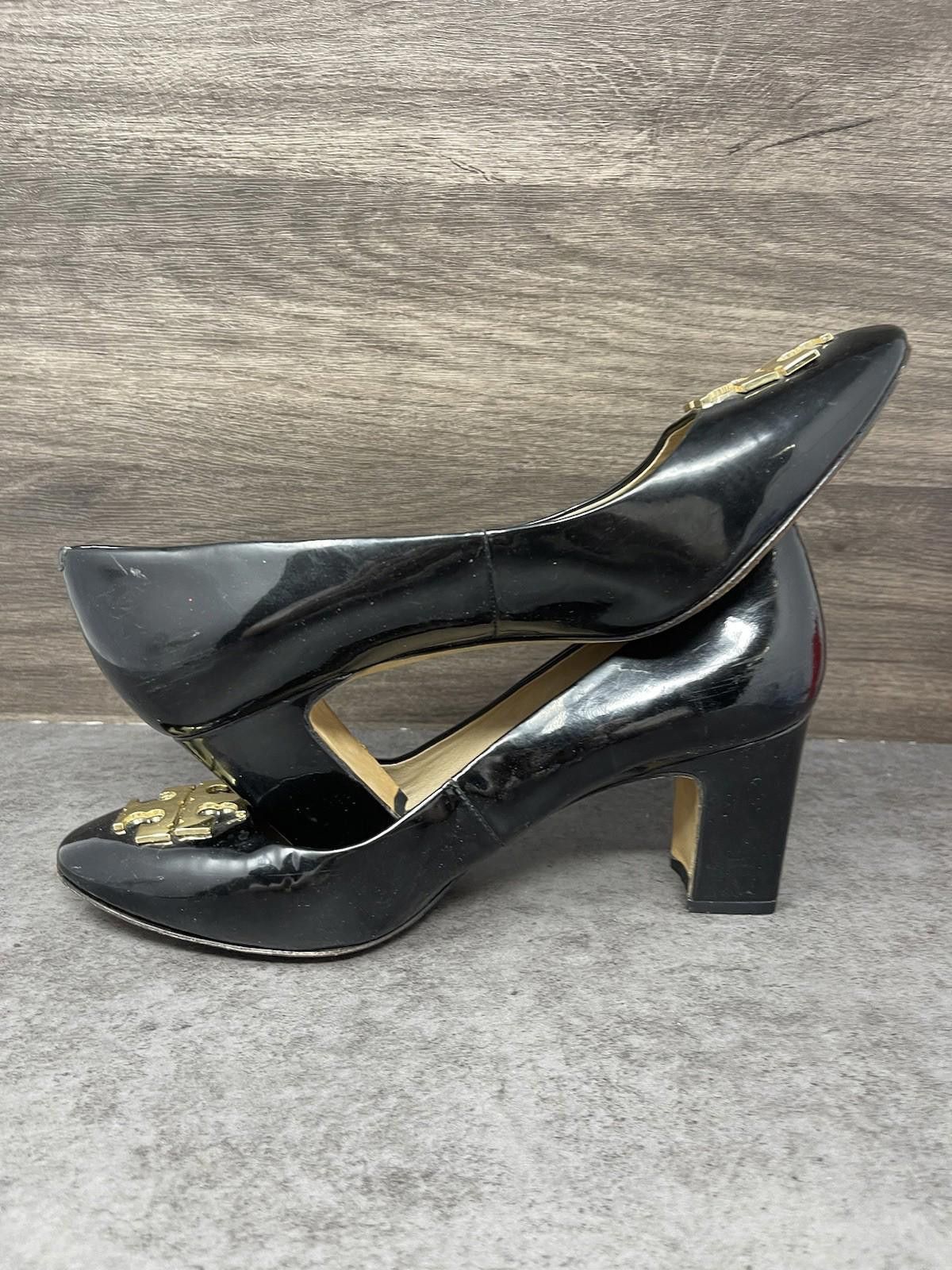 Other Tory Burch Raleigh Block Heel Pumps Womens Size 8 Patent Size US 8 / IT 38 - 8 Thumbnail