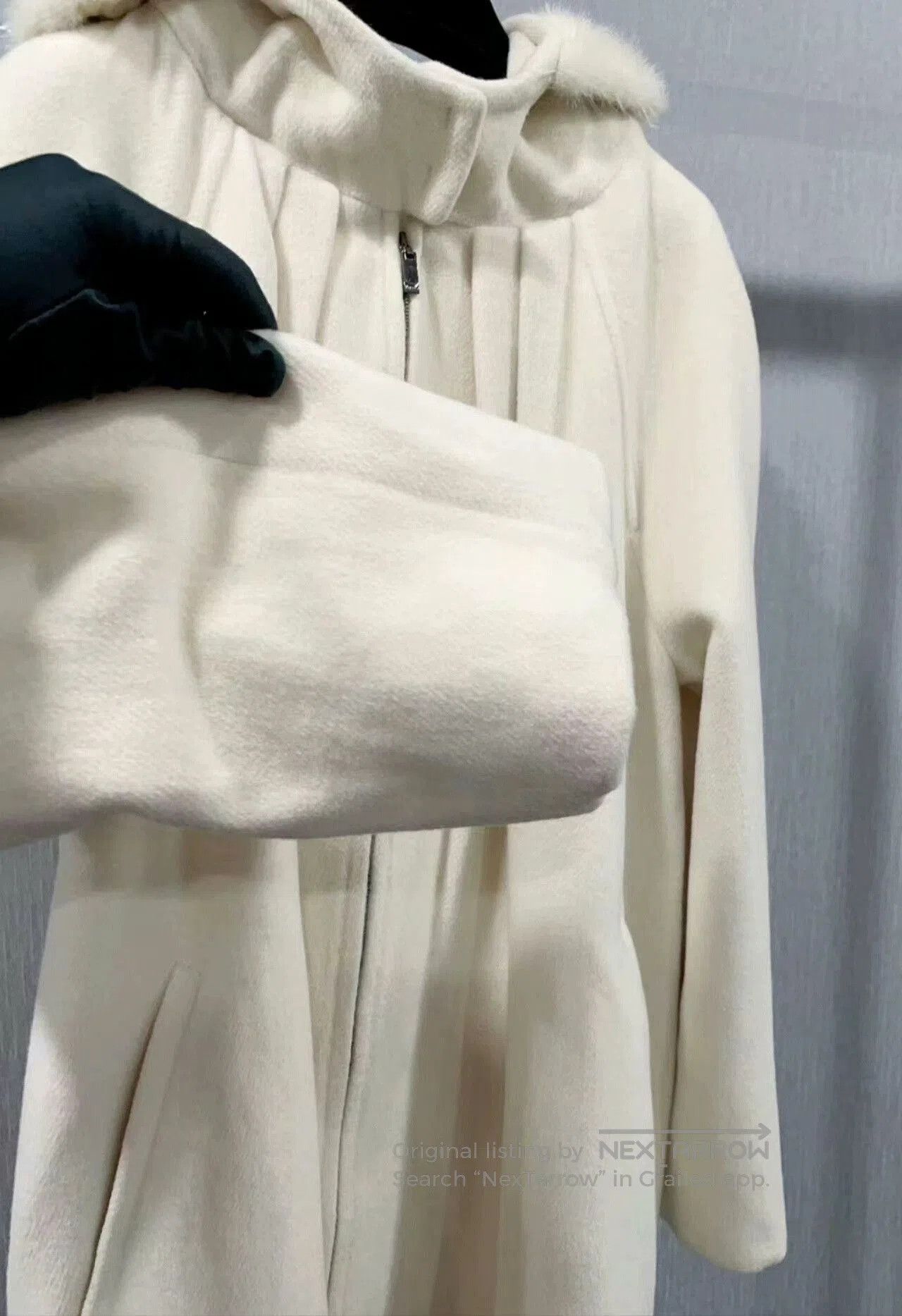 Other maxmara white hooded outerwear coat. Size US XS / EU 42 / 0 - 6 Thumbnail