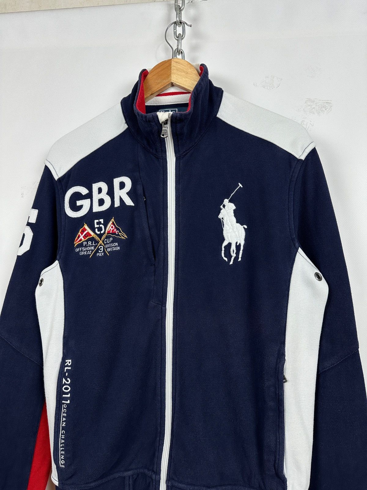 Polo Ralph Lauren Vintage Polo Ralph Lauren GBR Chief Keef Zip Sweatshirt Size US S / EU 44-46 / 1 - 3 Thumbnail