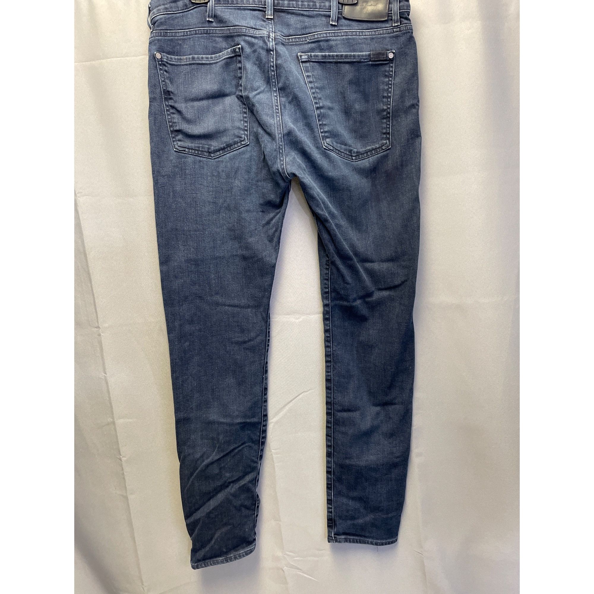 7 For All Mankind 7 for All Mankind Men's Blue Jeans Straight Size 38 x 32 SKU Size US 38 / EU 54 - 2 Thumbnail