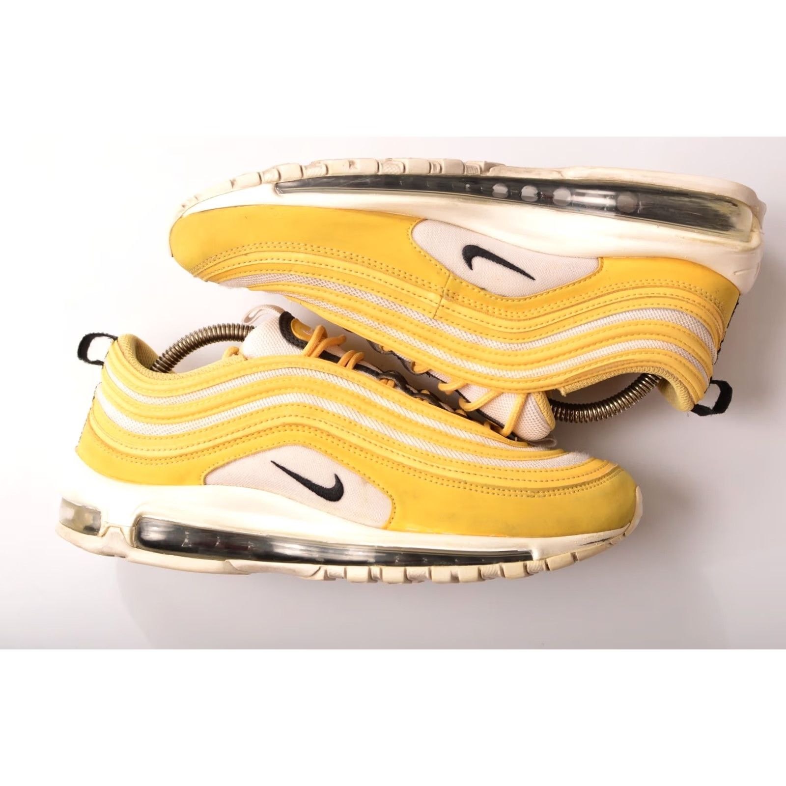 Nike Nike Air Max 97 Topaz Gold White W 921733-703 Taxi Sneakers Trainers Size US 10 Womens Size US 8 / IT 38 - 5 Thumbnail