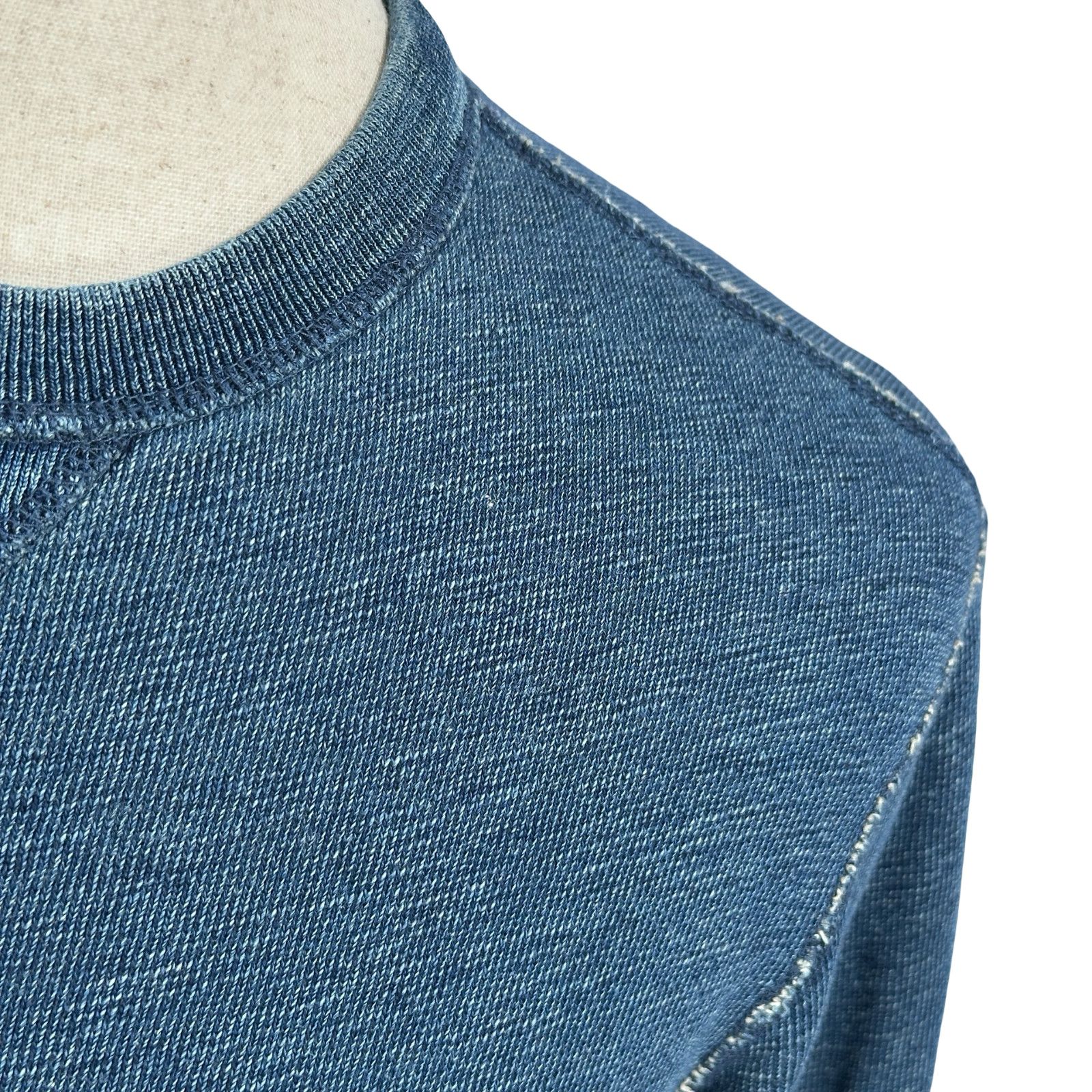 Polo Ralph Lauren Polo Ralph Lauren Indigo Dyed Terry Sweatshirt Men M Blue Size US M / EU 48-50 / 2 - 3 Thumbnail