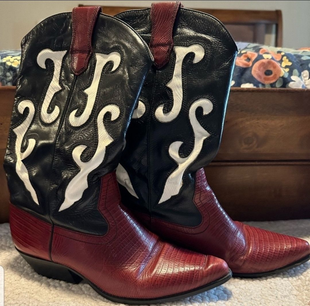 Nine West vintage 90s Nine West cowboy boots Size US 9 / IT 39 - 1 Thumbnail