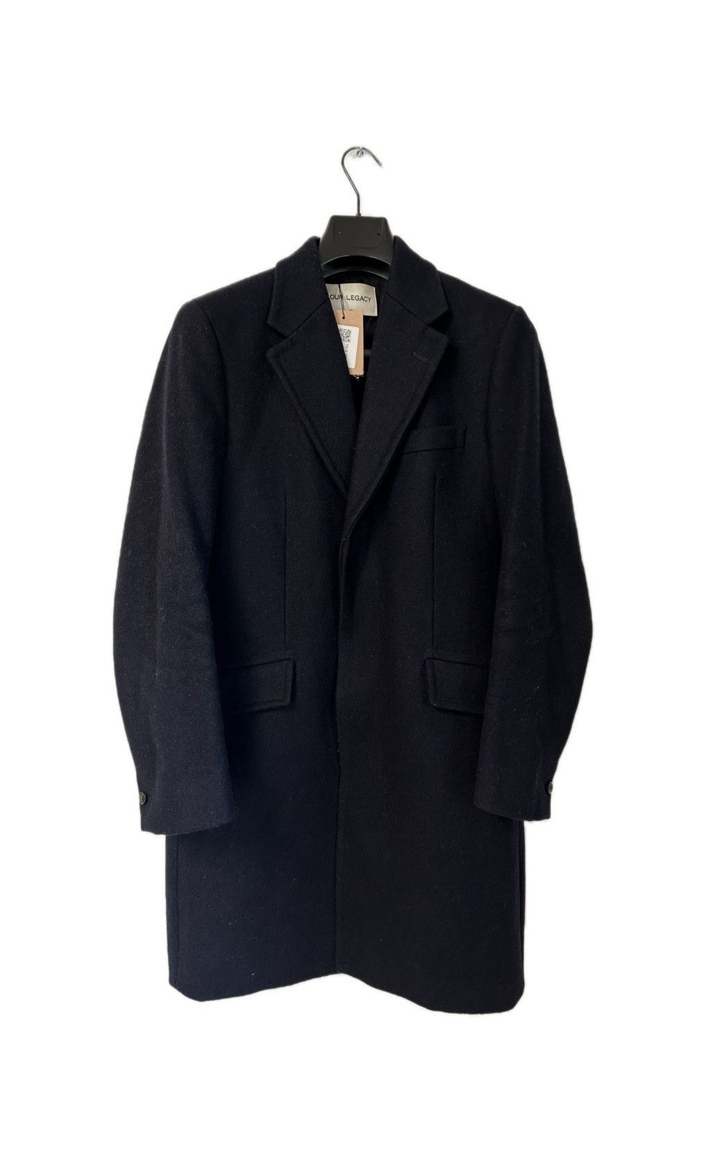 Our Legacy FW2015 Heavy Camel Wool Coat Navy Size US M / EU 48-50 / 2 - 1 Thumbnail