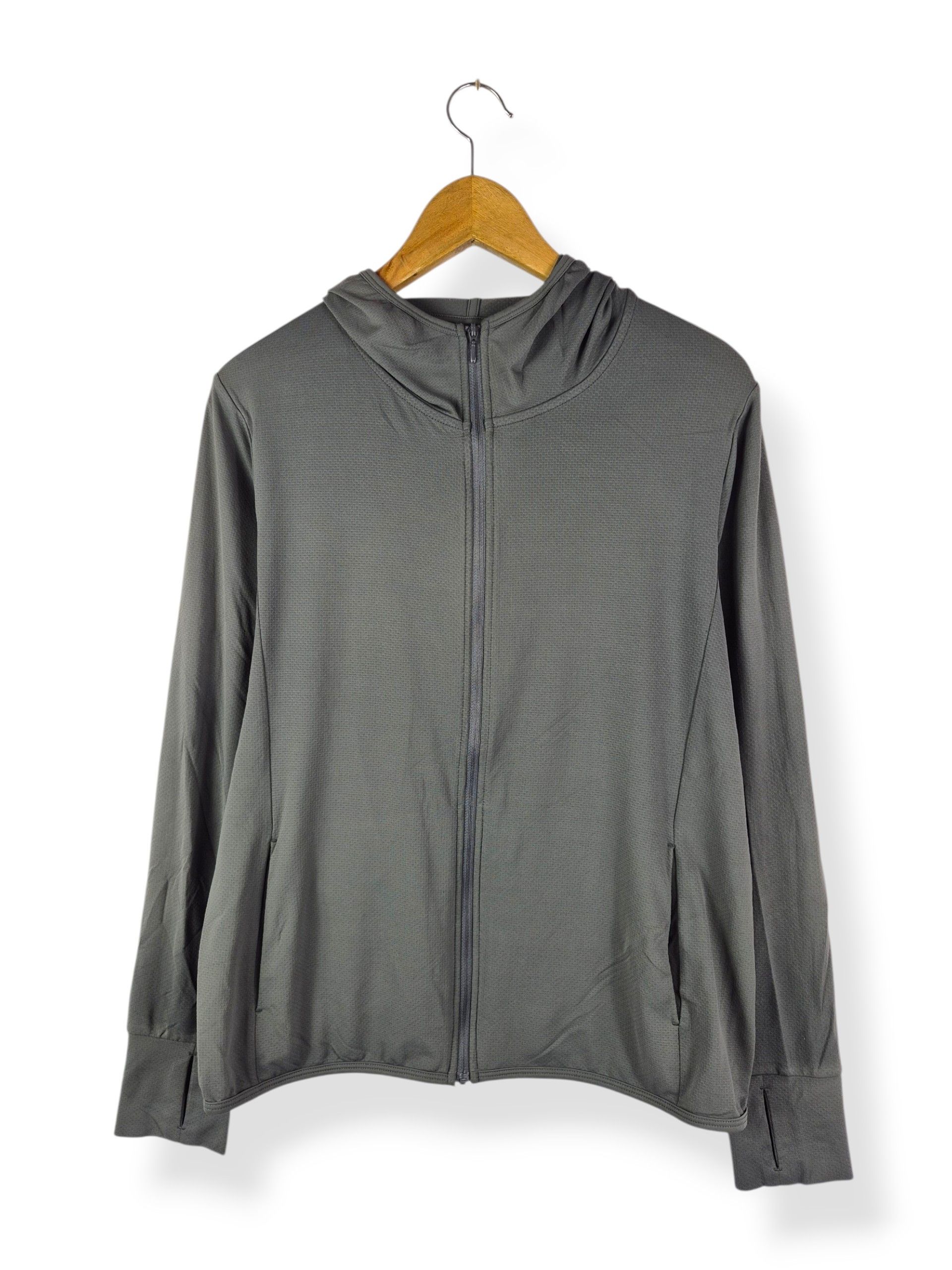 Japanese Brand 🔥 Uniqlo Airism Hoodie Sports Jacket Size XL / US 12-14 / IT 48-50 - 1 Thumbnail