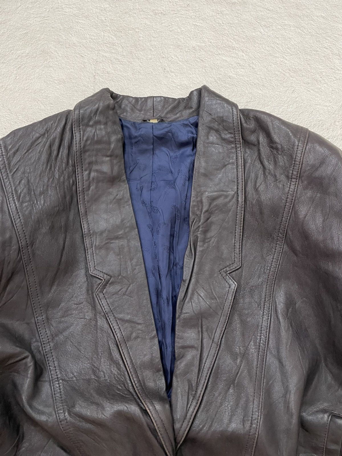 14th Addiction 90s Oversized Leather Blazer If6was9 LGB Y2K Hysteric jacket Size US XL / EU 56 / 4 - 3 Thumbnail