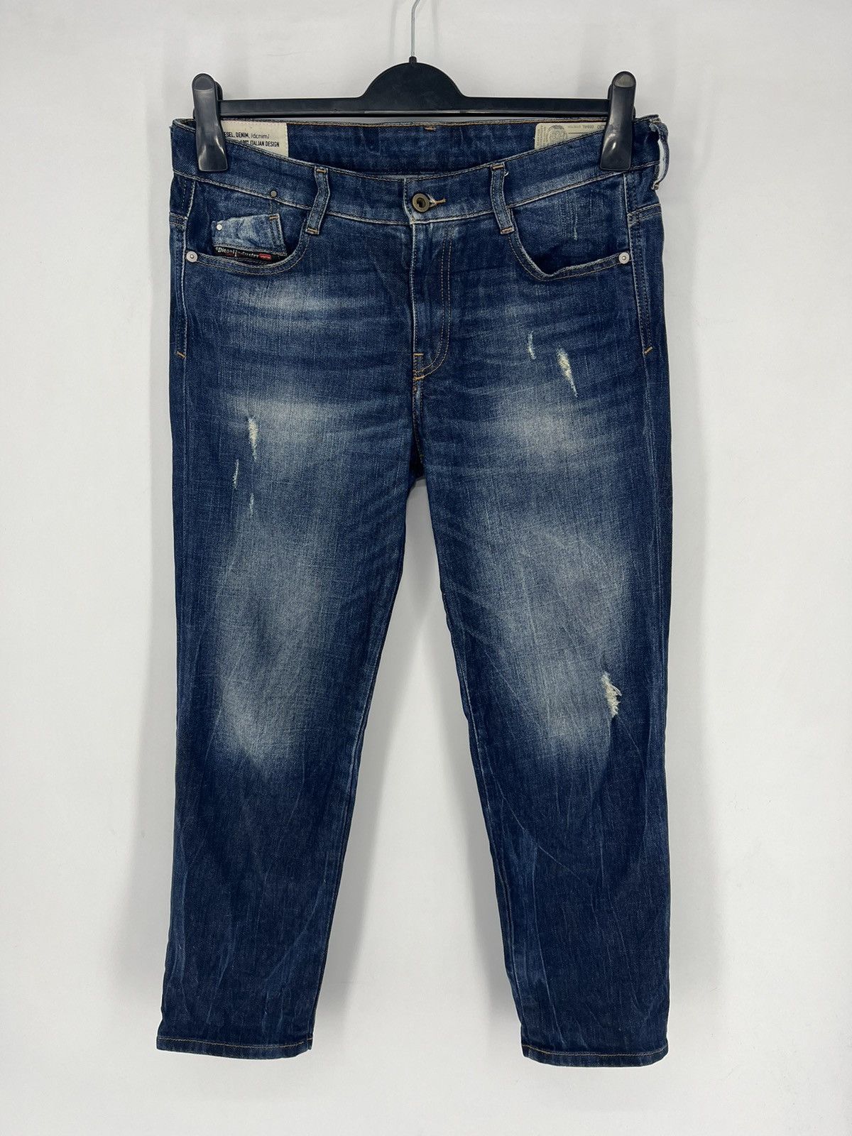 Diesel × Vintage Vintage Y2K Men’s Diesel Distressed Patchwork Denim Jeans Size US 30 / EU 46 - 1 Thumbnail