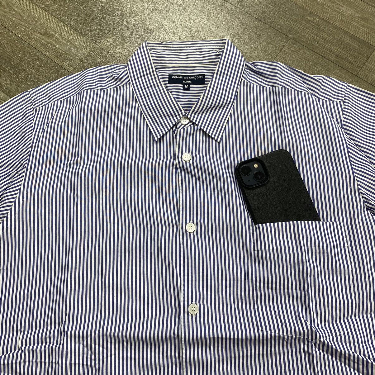 Comme des Garcons Homme Vintage Comme Des Garcons Homme CDG Striped Designer Shirt Size US M / EU 48-50 / 2 - 4 Thumbnail