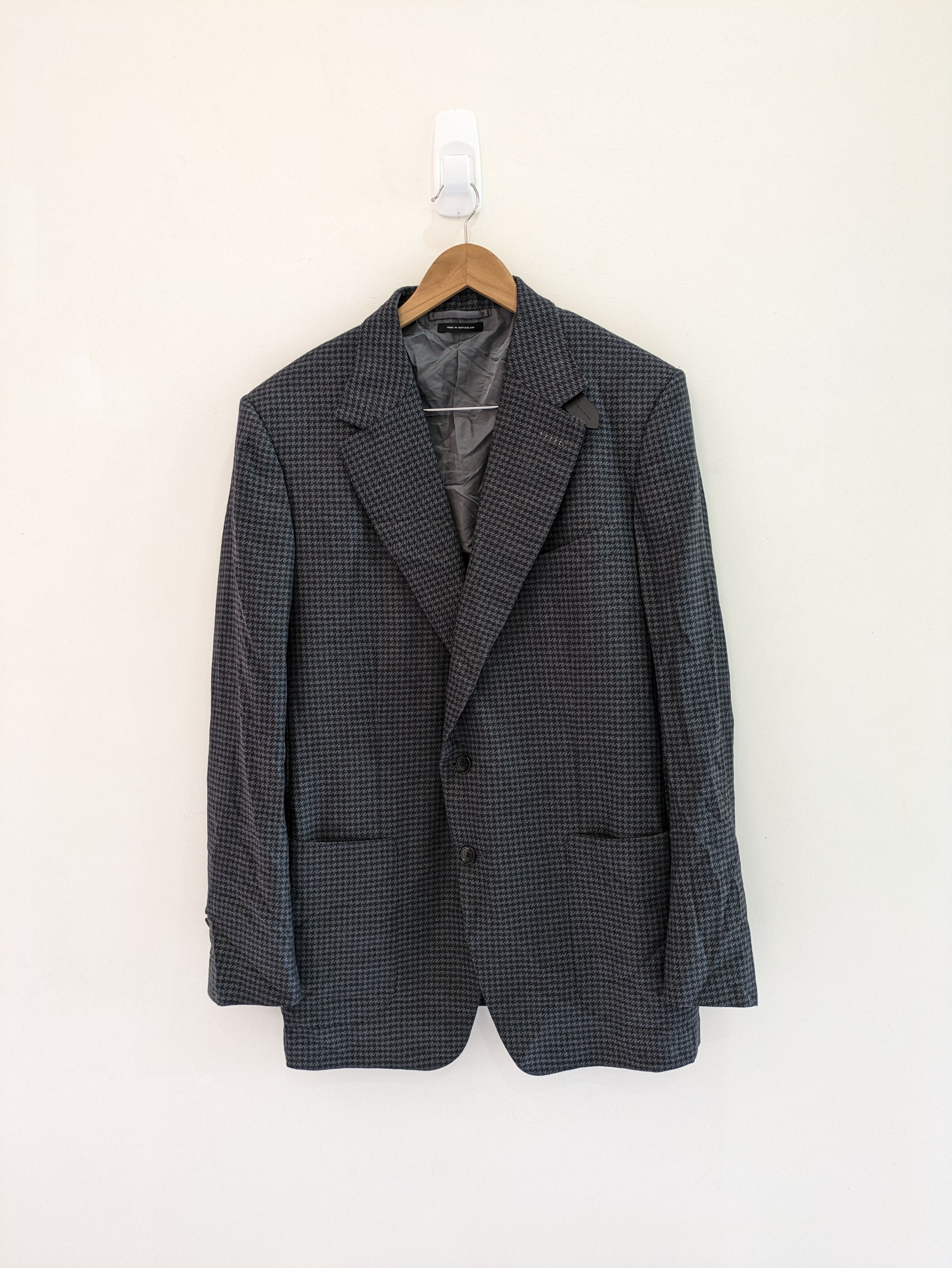 Tom Ford Tom Ford Atticus Houndstooth Blazer Size 54R - 2 Thumbnail
