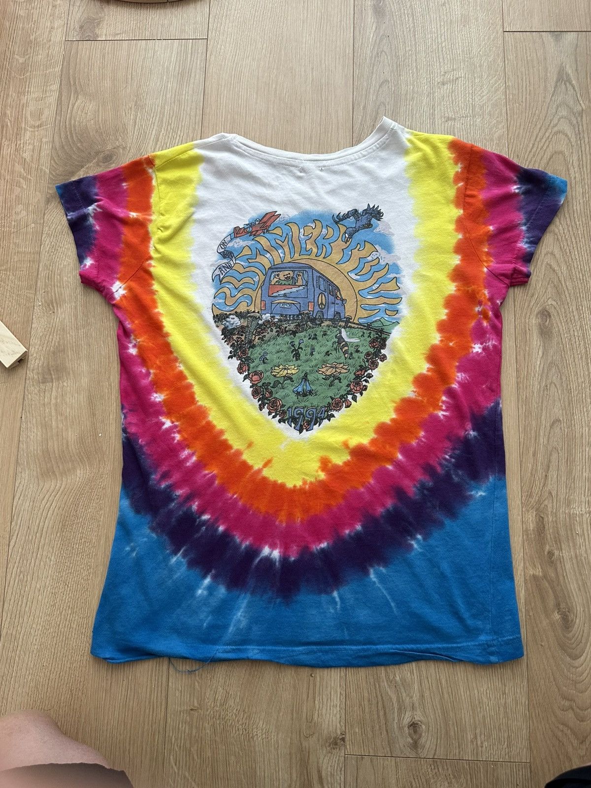 Liquid Blue Rare Grateful Dead Summer Tour 2000 Liquid Blue tie dye tee Size US S / EU 44-46 / 1 - 2 Thumbnail