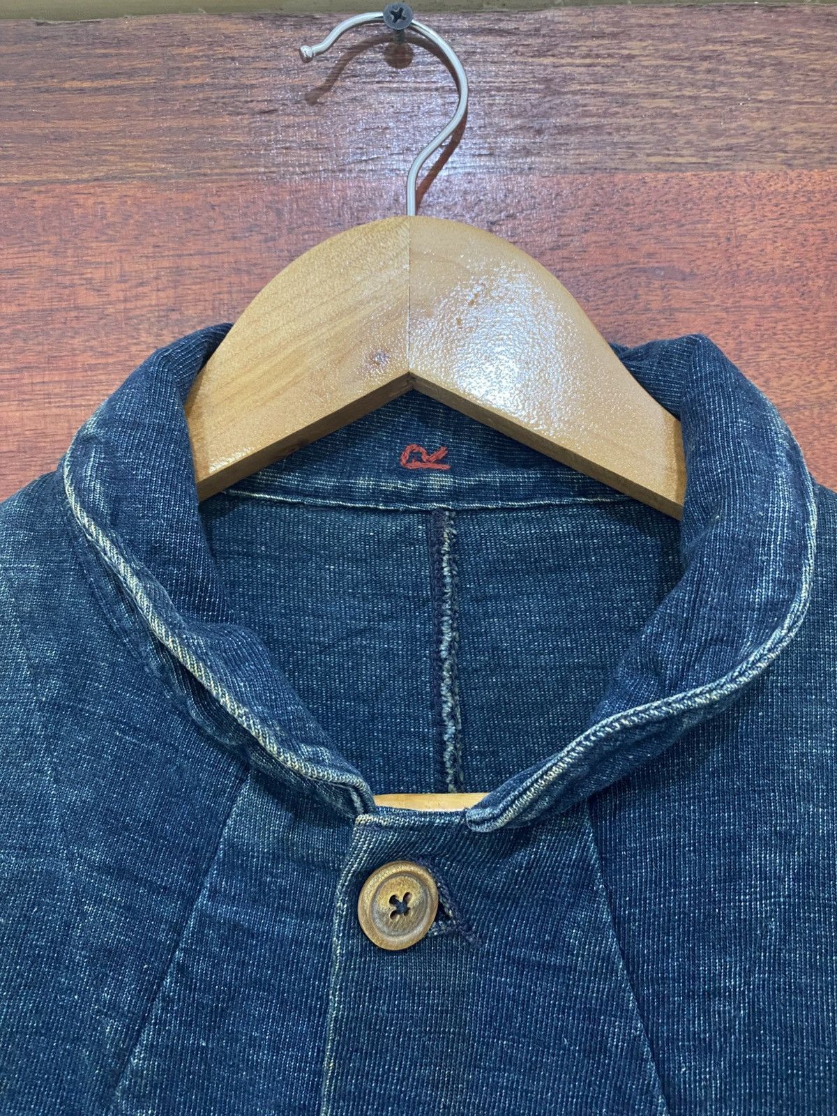 45rpm × Indigo × Japanese Brand 45RPM Indigo Dekoboku Tenjiku Cropped Jacket Size M / US 6-8 / IT 42-44 - 9 Thumbnail