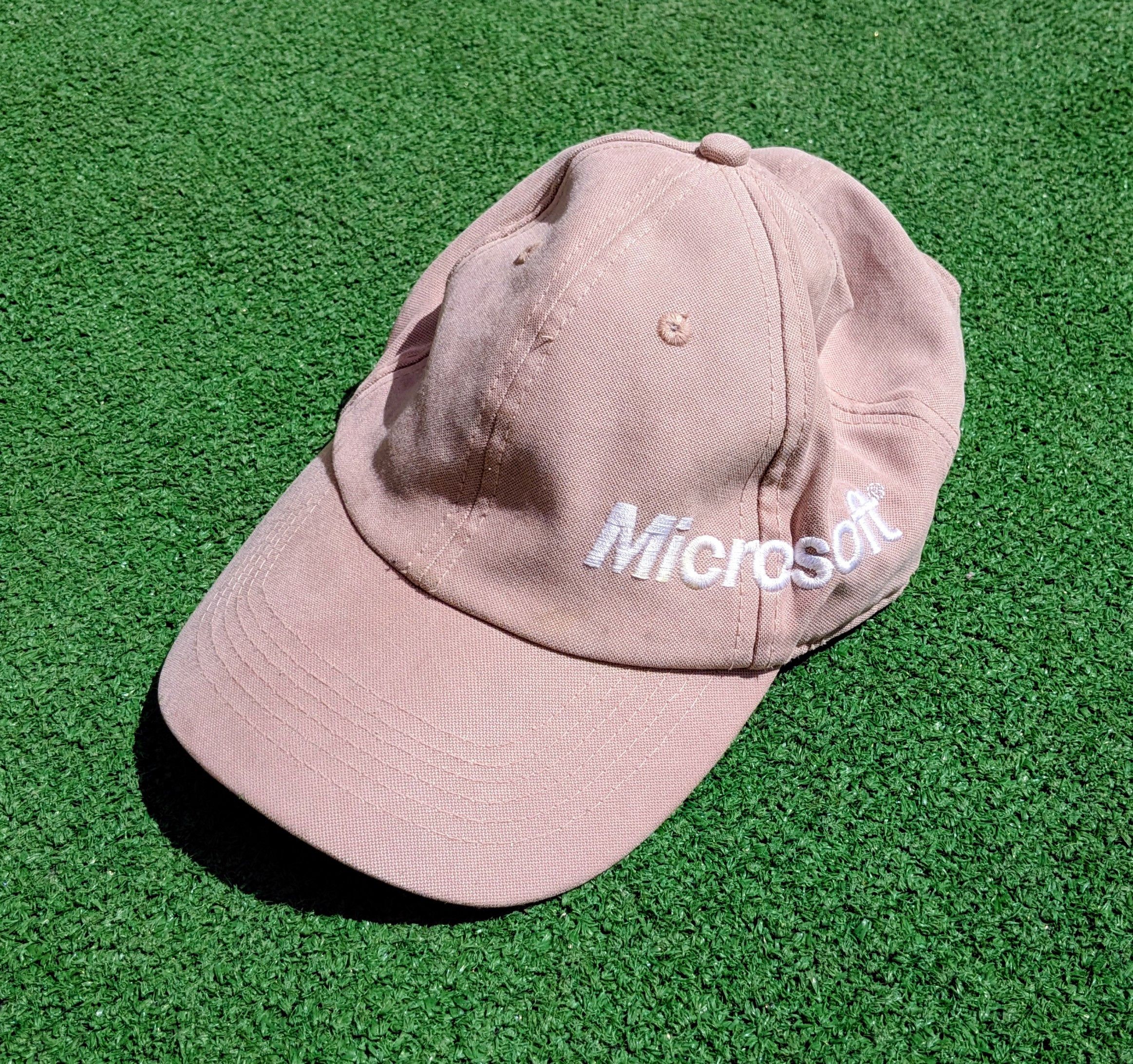 Other Microsoft Hat Cap Strap-Back Unstructured Adjustable GUC Size ONE SIZE - 6 Thumbnail