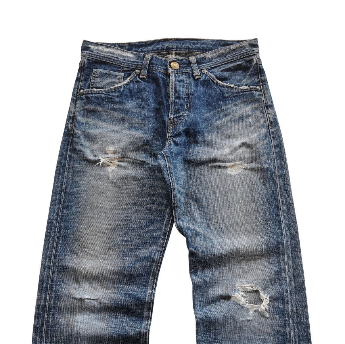 Levi's Levi’s Selvedge Bootcut Flare Jeans Distressed Vintage Denim Size 30" / US 8 / IT 44 - 3 Thumbnail
