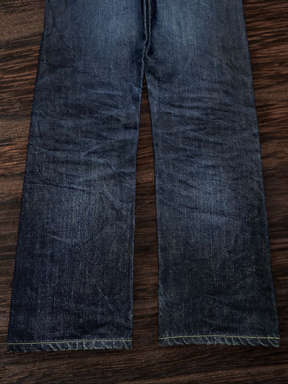 Burgus Plus Vintage Japanese Brand Burgus Blue Straight Fit Jeans Size US 30 / EU 46 - 6 Thumbnail