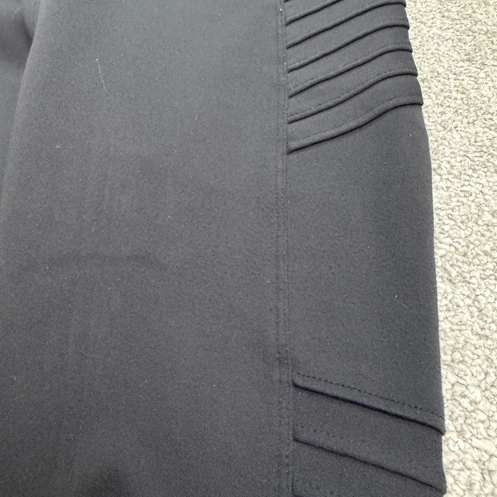 Athleta VINTAGE Athleta Delancey Moto Leggings Womens M Black High Rise Pocket Active Size 32" / US 10 / IT 46 - 6 Thumbnail