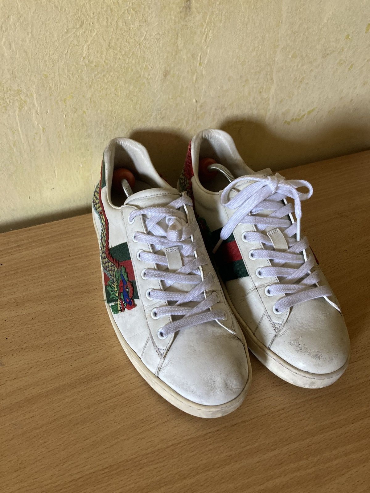 Gucci Gucci Ace Lowtop sneakers Size 8 Size US 8 / EU 41 - 1 Thumbnail