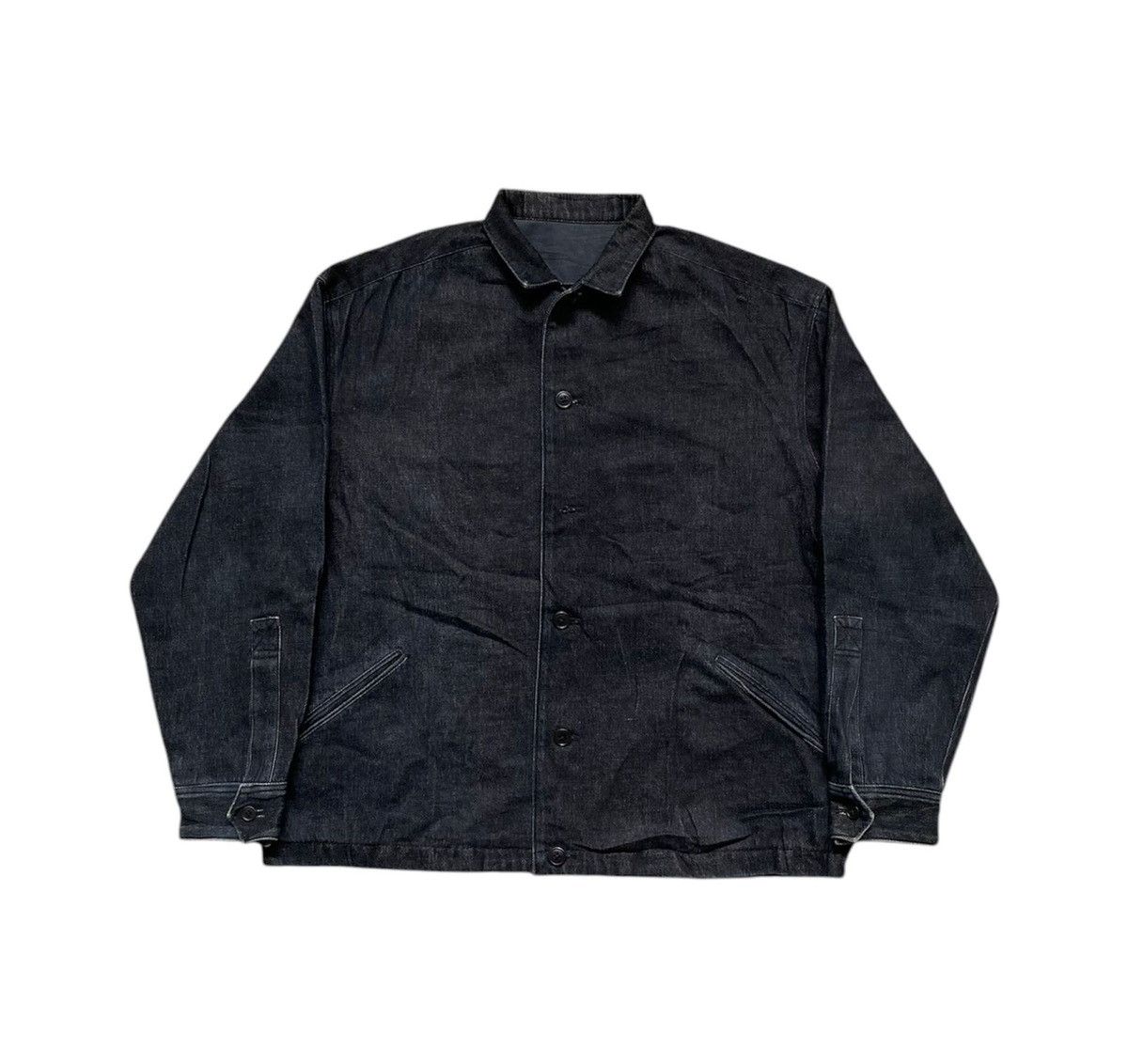 Designer × Vintage × Y's for Men Vintage Y's For Men Yohji Yamamoto Denim Jacket Size US L / EU 52-54 / 3 - 1 Thumbnail