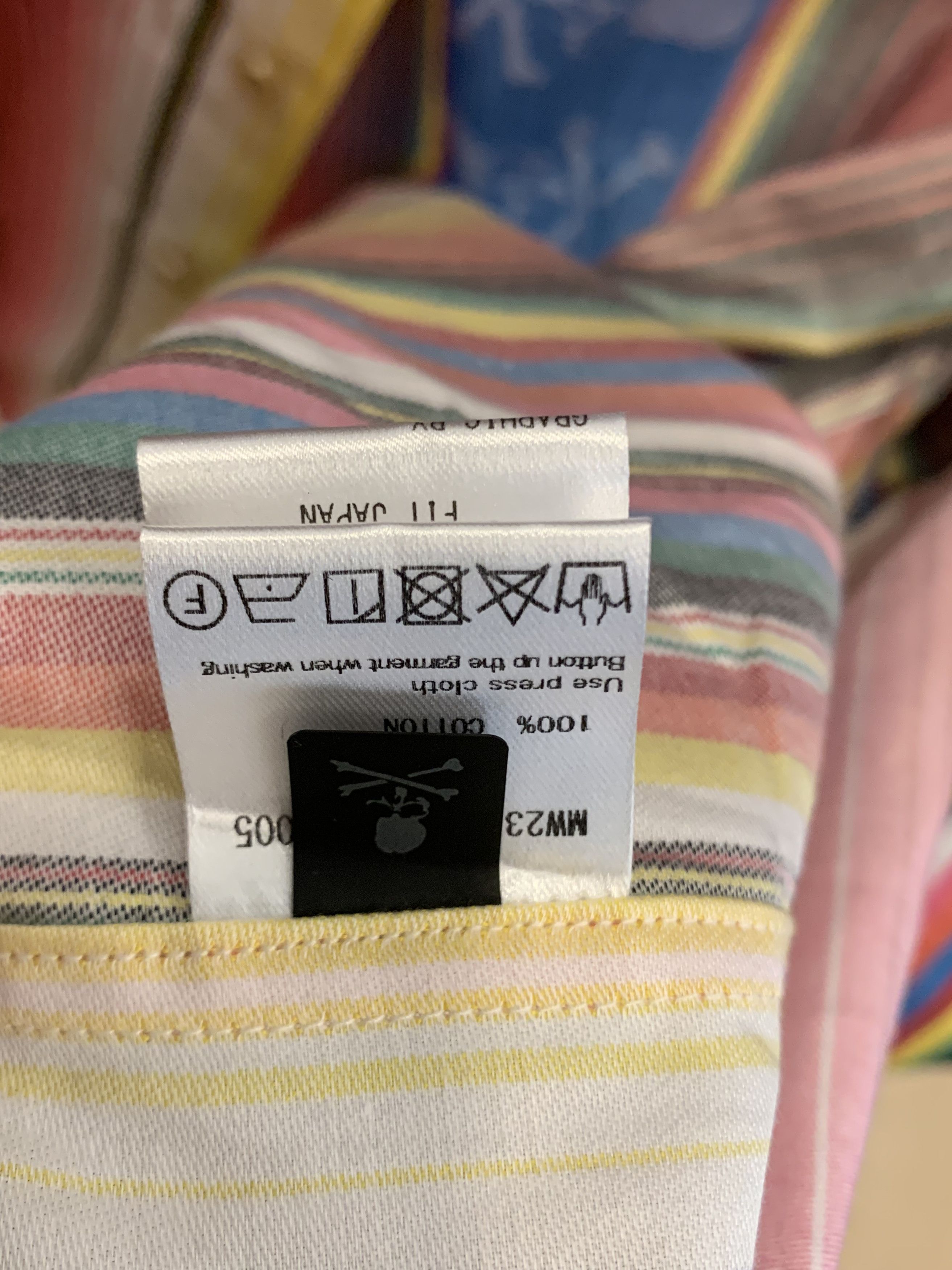 Mastermind World MASTERMIND WORLD Camp-Collar Striped Cotton-Jacquard Shirt Size US M / EU 48-50 / 2 - 5 Thumbnail