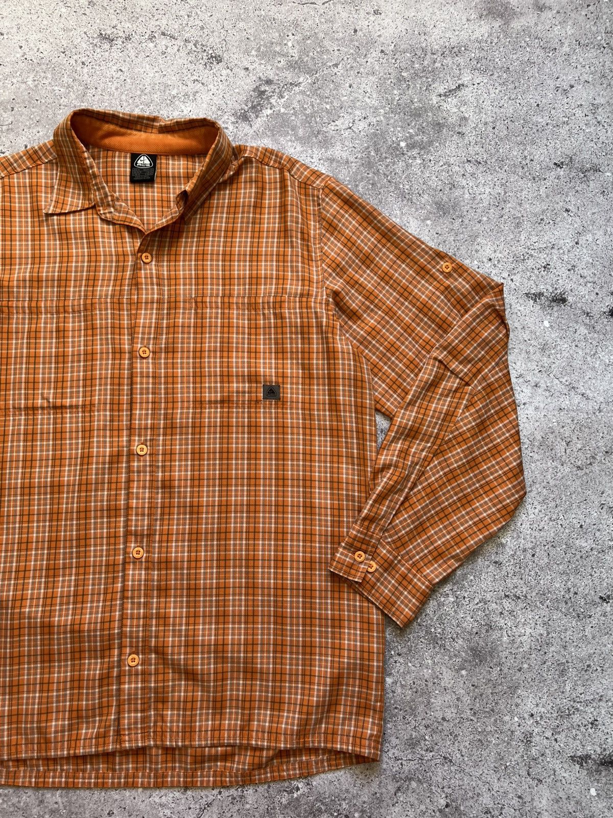 Vintage Vintage Nike ACG Checkered Shirt 90s Button Up Size US M / EU 48-50 / 2 - 3 Thumbnail