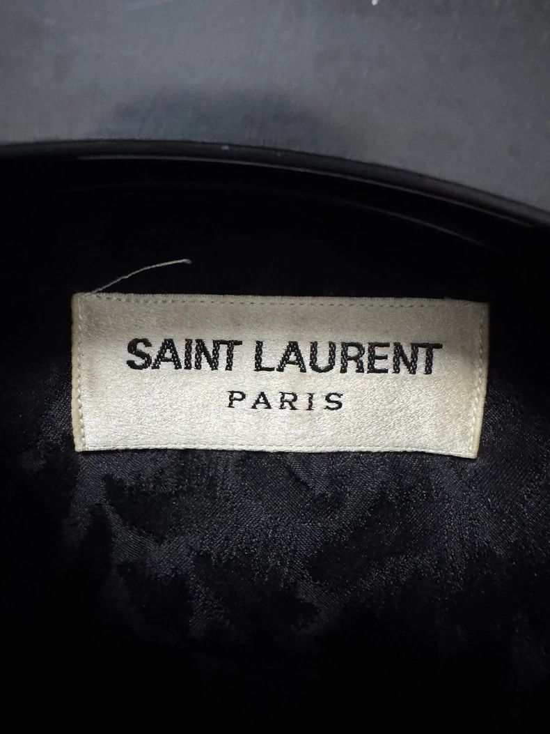 Saint Laurent Paris saint laurent paris size 39 22 FW love printed silk black l Size US M / EU 48-50 / 2 - 4 Thumbnail