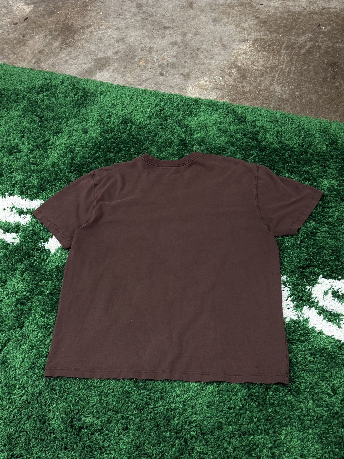 Dickies Dickies Coffee Brown Mocha Pocket Distressed Logo Tee Size US XL / EU 56 / 4 - 4 Thumbnail