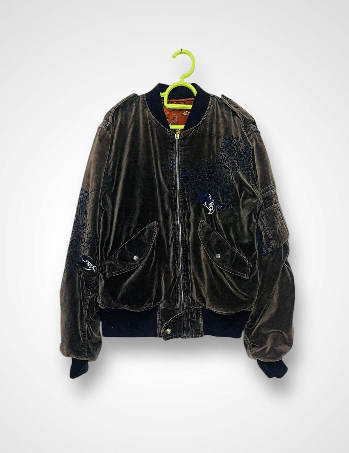 Japanese Brand Sukajan Bomber Jacket (16) Size US M / EU 48-50 / 2 - 1 Thumbnail