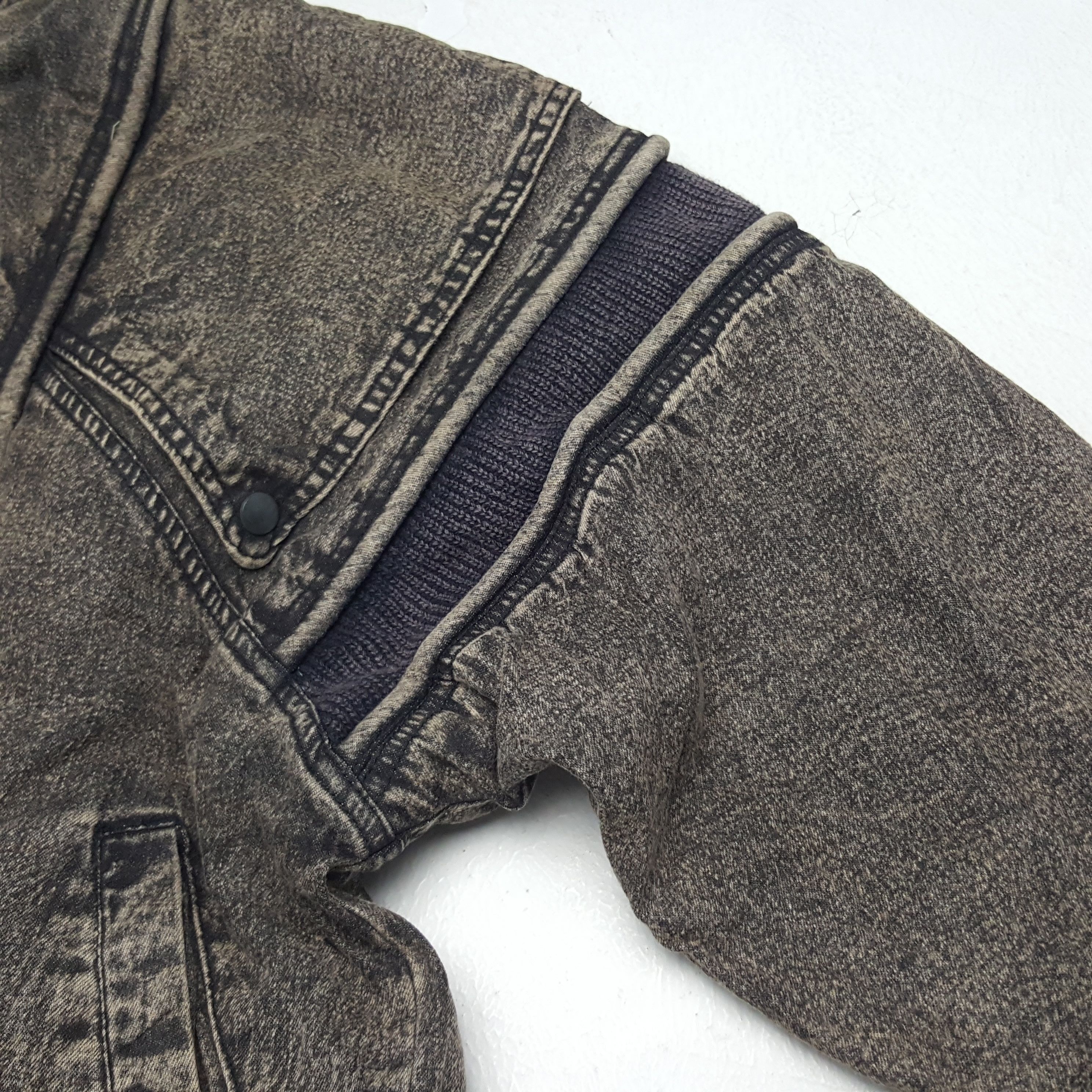 If Six Was Nine × Le Grande Bleu (L.G.B.) × Vintage Vintage Harley Davidson Motorcycle Club Denim Jacket Size US XL / EU 56 / 4 - 12 Thumbnail