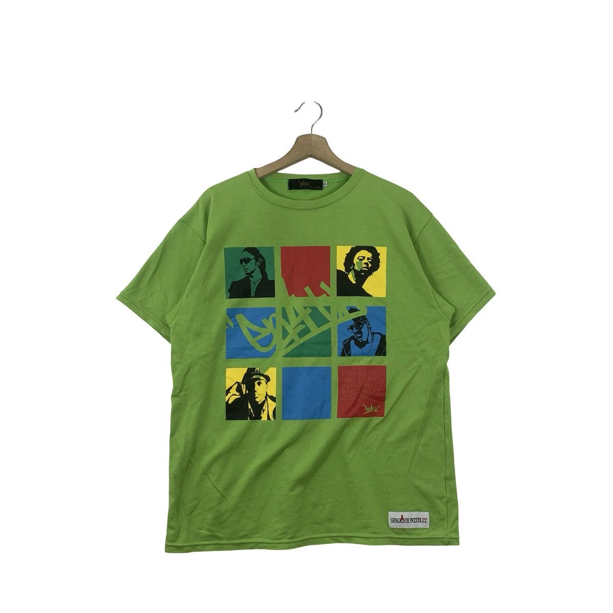 Mizuno ENLITH MIZUNO HIP HOP Rap Promo Artist Tee Shirt Top Size US M / EU 48-50 / 2 - 1 Thumbnail