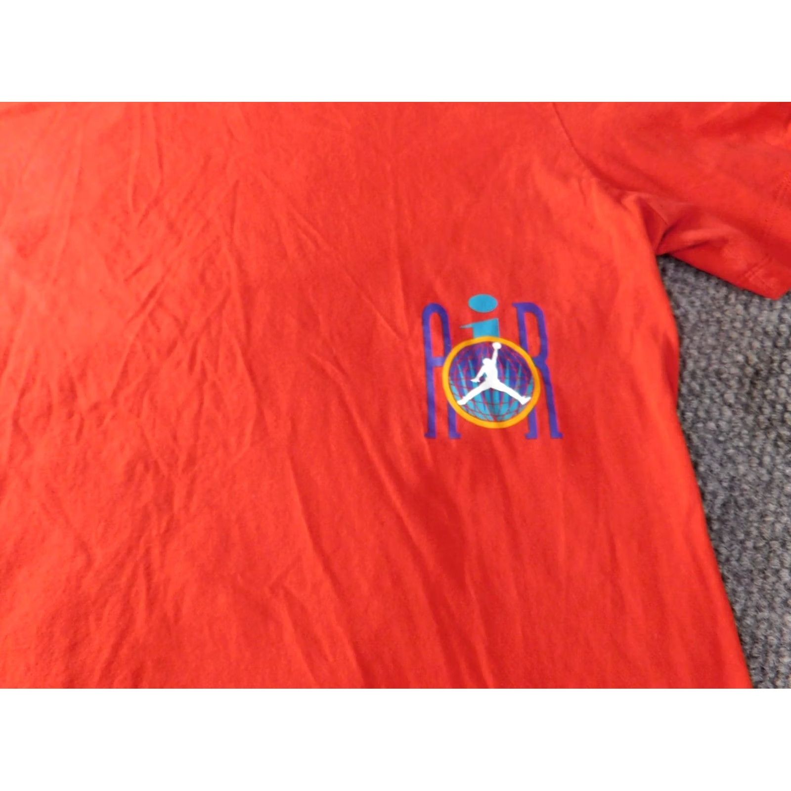 Jordan Brand Air Jordan Shirt Large Mens red Retro classic nike graphic casual nba Size US L / EU 52-54 / 3 - 5 Thumbnail