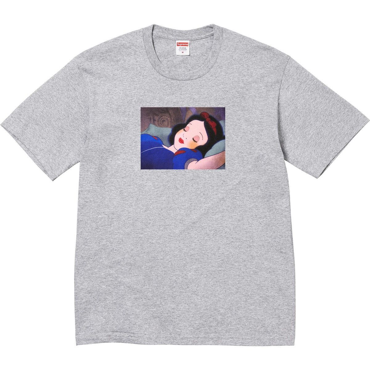 Supreme SUPREME Snow White Tee Heather Grey T-Shirt FW24 XL Size US XL / EU 56 / 4 - 1 Thumbnail