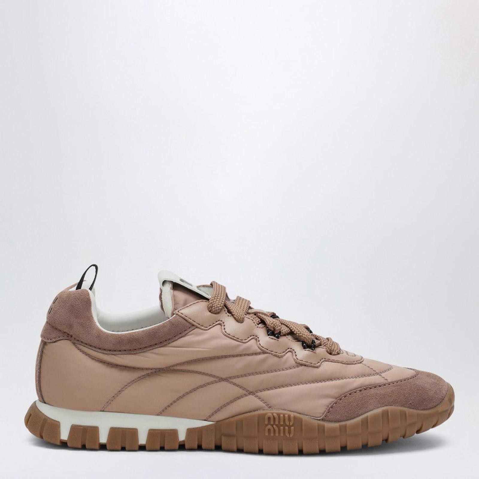 Miu Miu MIU MIU TYRE AND SUEDE SNEAKER SIZE 41 Size ONE SIZE - 1 Thumbnail