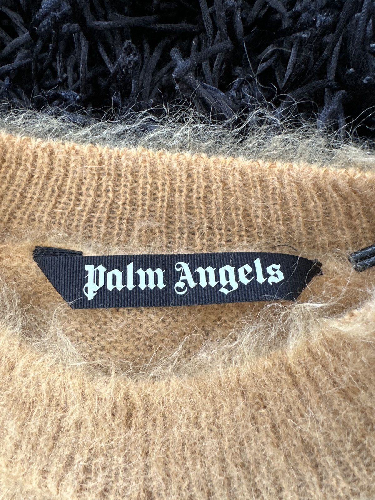 Palm Angels Palm Angels Intarsia Mohair Size US L / EU 52-54 / 3 - 4 Thumbnail