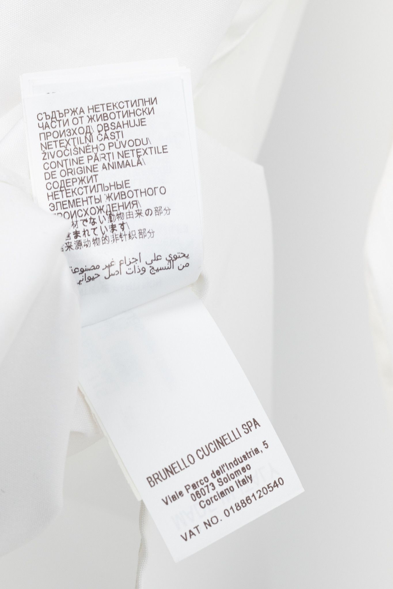 Brunello Cucinelli Brunello Cucinelli SS21 Cotton Monili-Tab Buttoned Shirt Size XS / US 0-2 / IT 36-38 - 15 Thumbnail