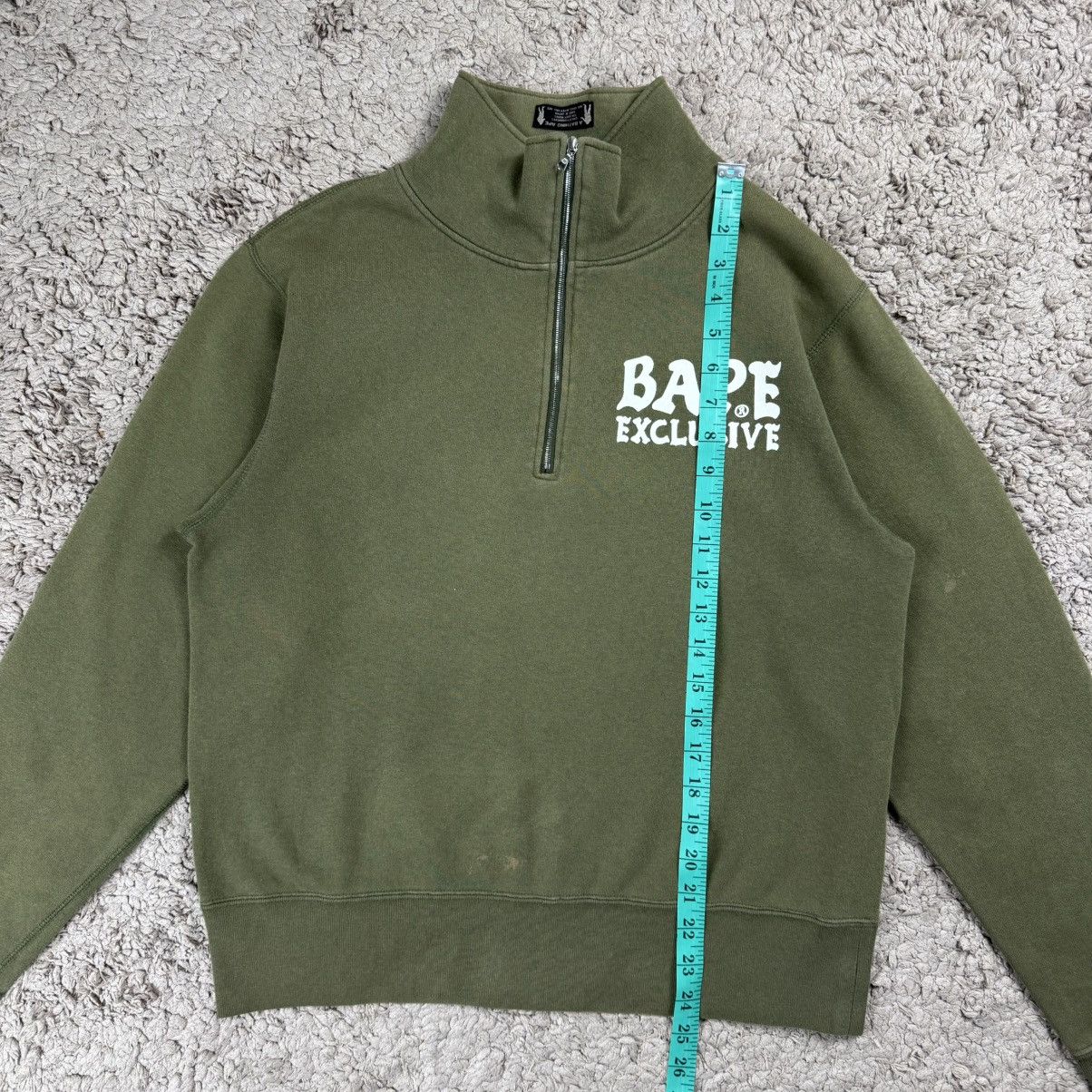 Bape Vintage Bape Exclusive Spellout Half Zipper Sweatshirt Size US S / EU 44-46 / 1 - 15 Thumbnail