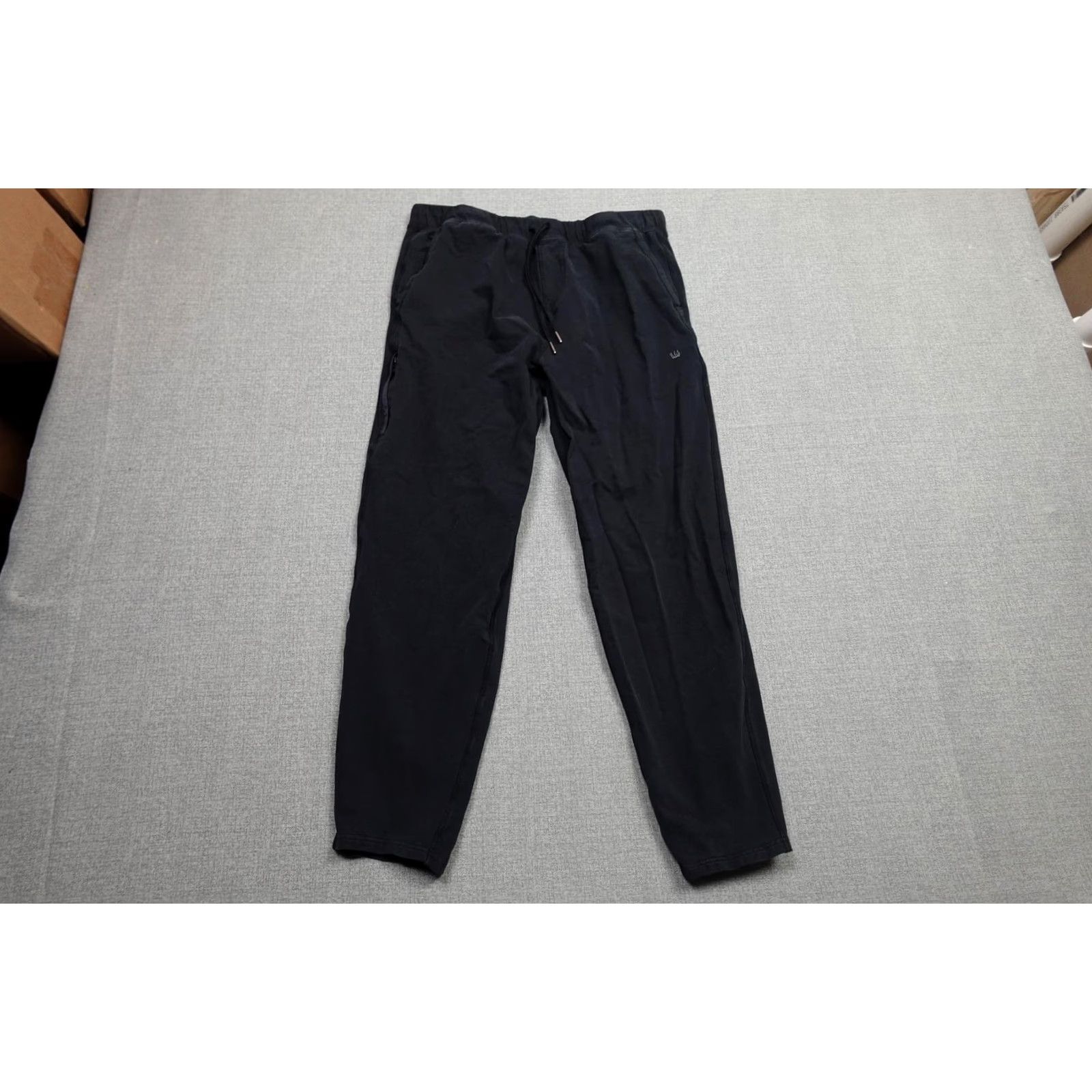 Vintage Mack Weldon Sweatpants Mens XL Black Jogger French Terry Zip Pocket Stretch Size US 36 / EU 52 - 2 Thumbnail